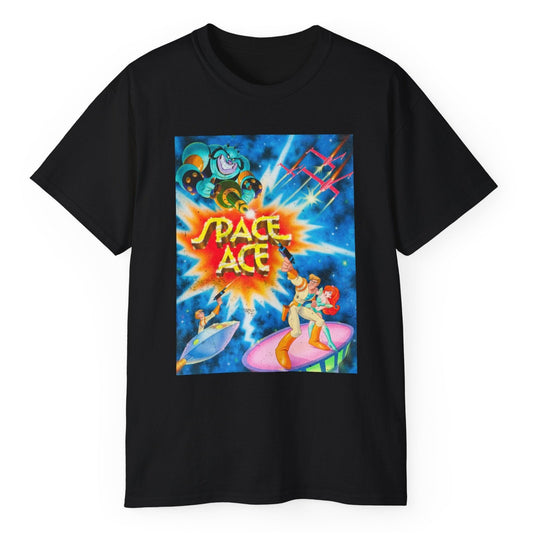 Space Ace, Kimberly & Commander Borf ’80s Arcade Cabinet Classic Unisex Tee