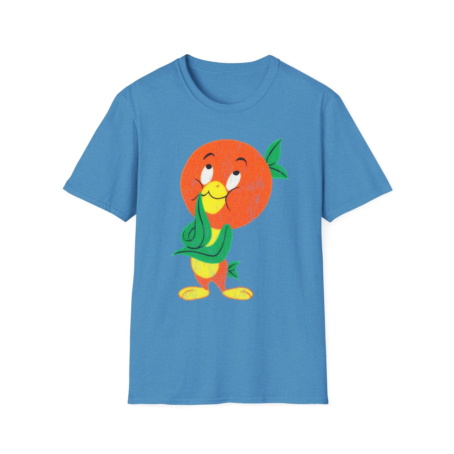 Orange Bird Distressed Softstyle Unisex T-Shirt