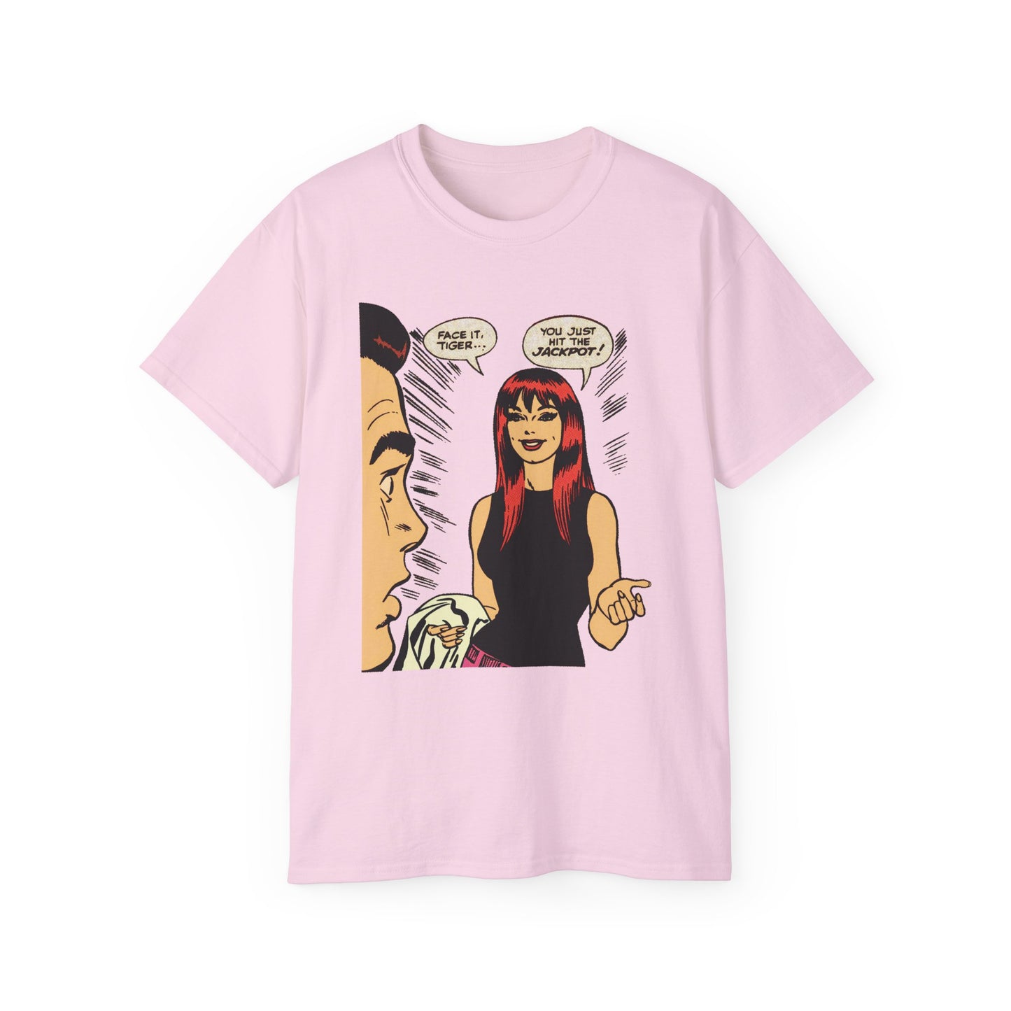 Face It, Tiger... Retro Halftone Panel Unisex Ultra Cotton Tee