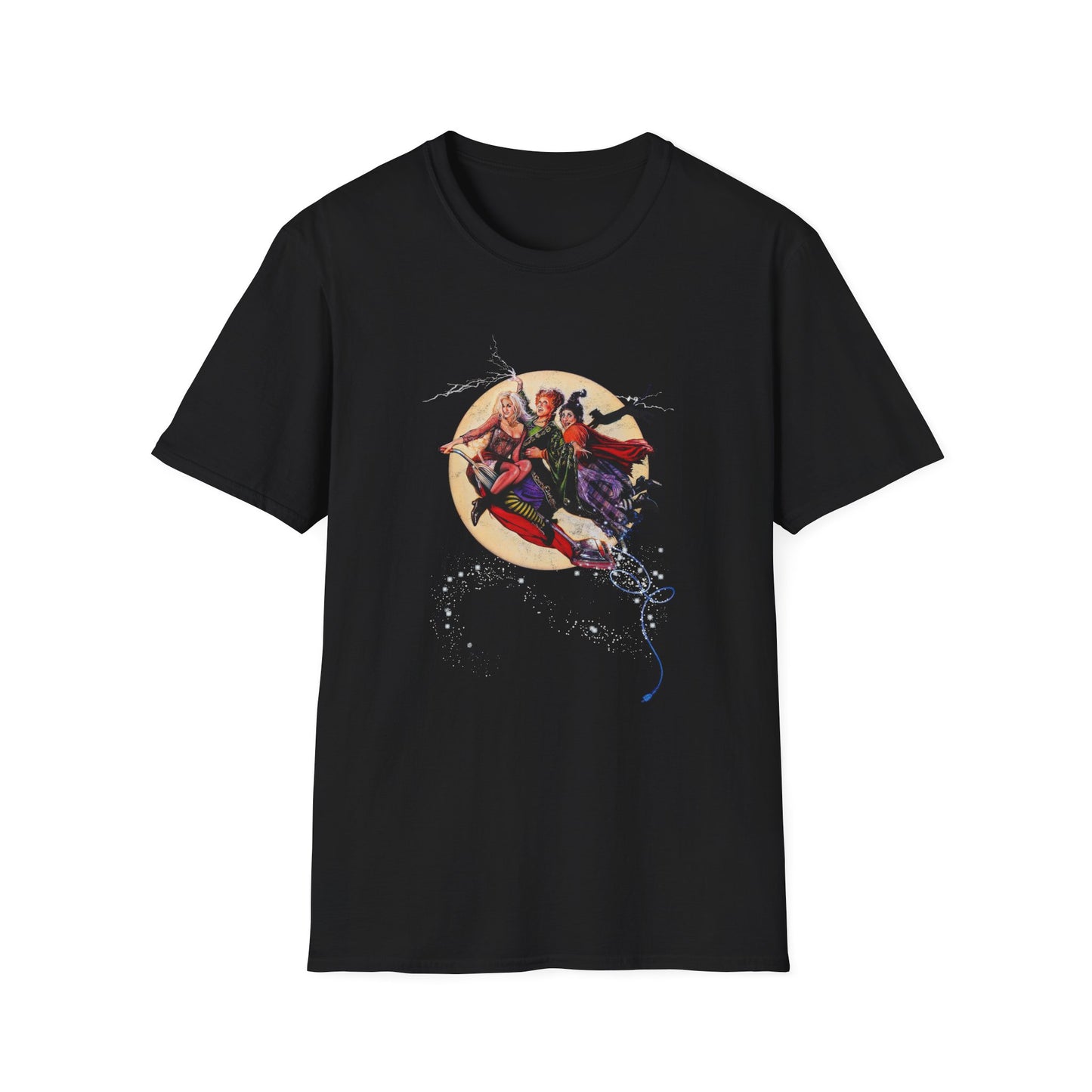 Moon Witches Distressed Unisex Softstyle T-Shirt