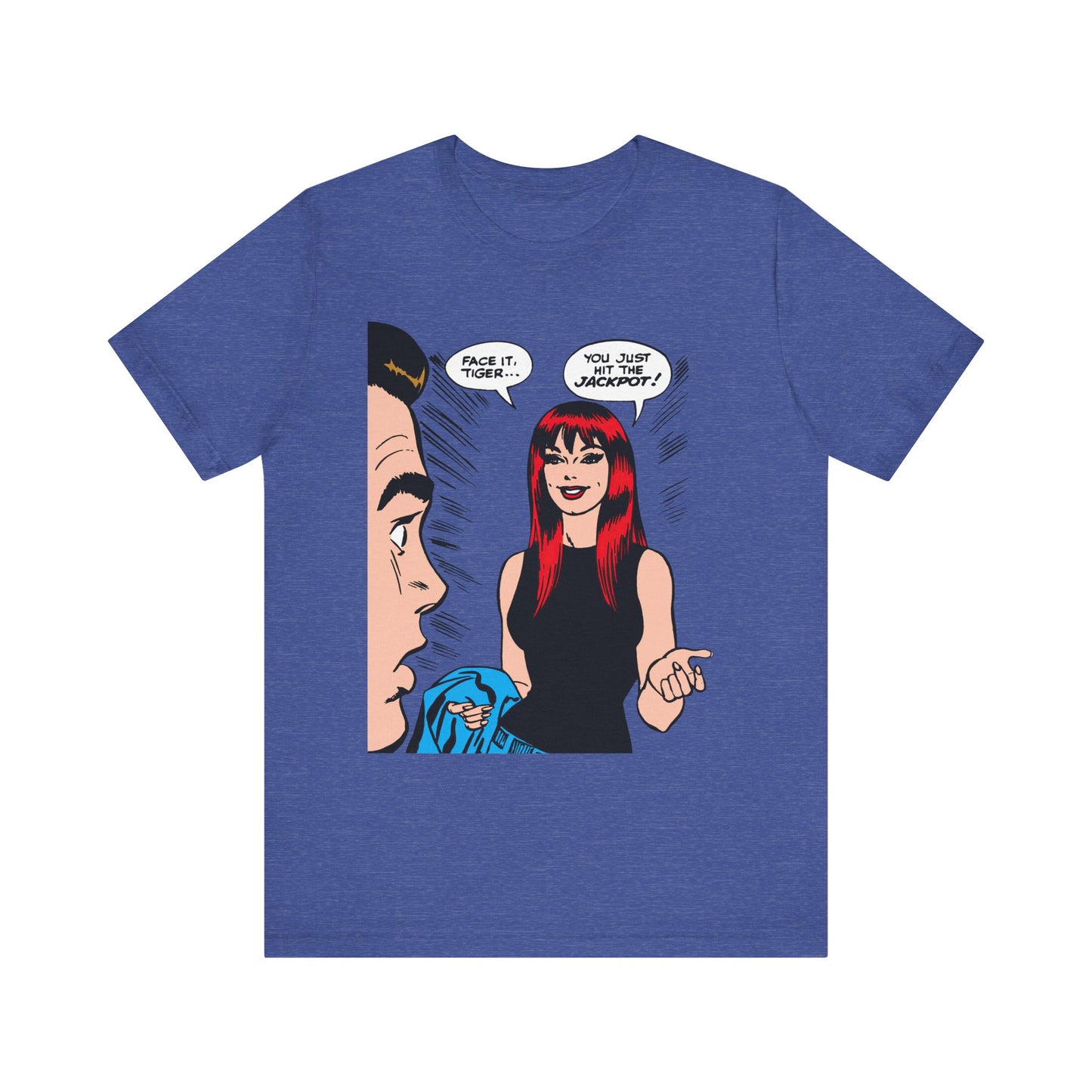 Face It, Tiger... Pop Art Color Panel Unisex Jersey Tee