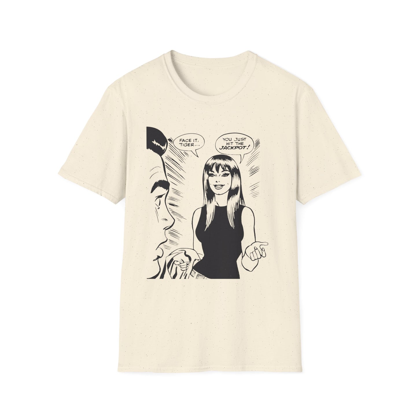 Face It, Tiger... Lineart Panel Unisex Softstyle T-Shirt