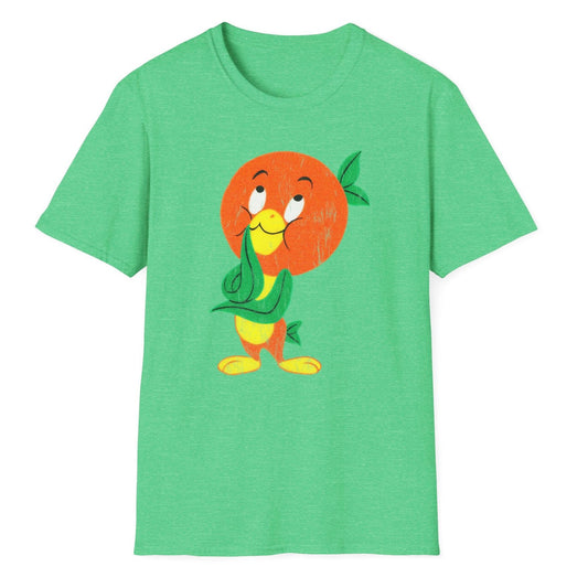Orange Bird Distressed Softstyle Unisex T-Shirt