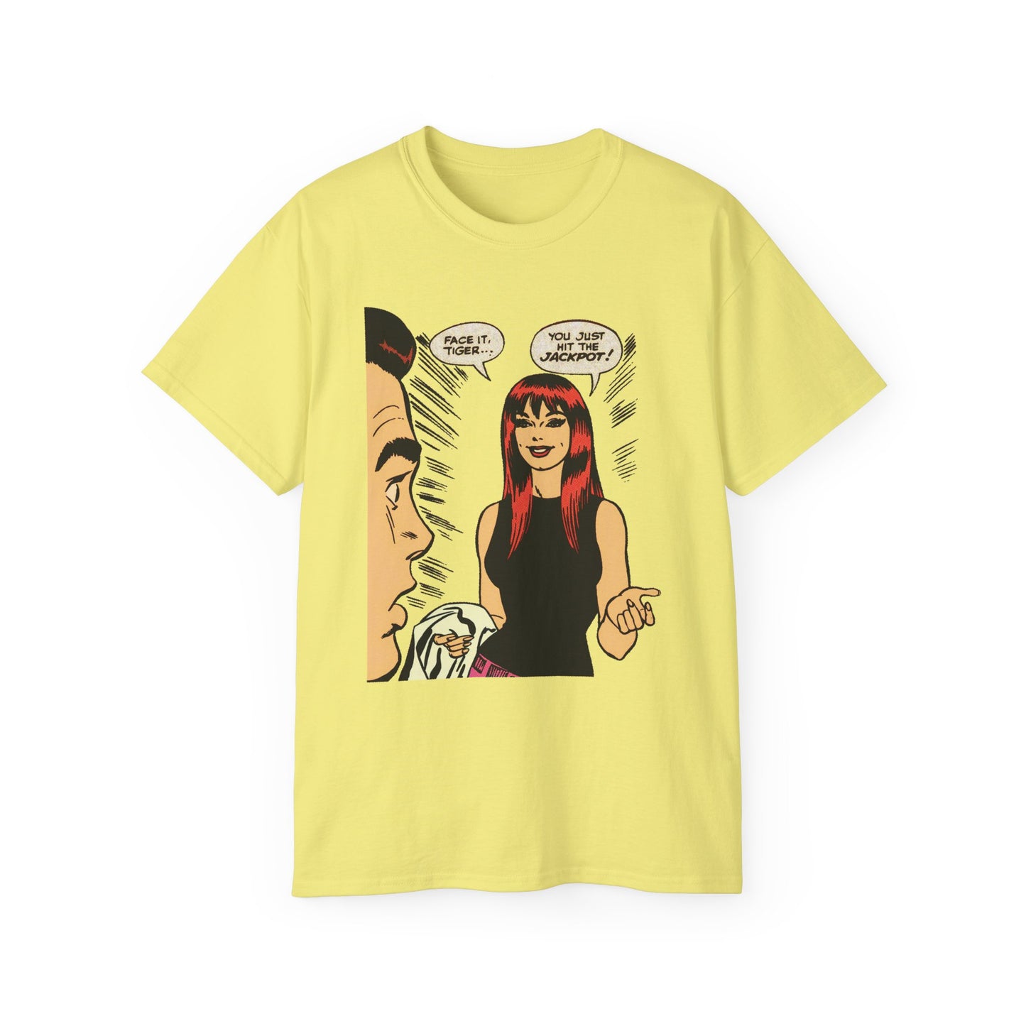 Face It, Tiger... Retro Halftone Panel Unisex Ultra Cotton Tee