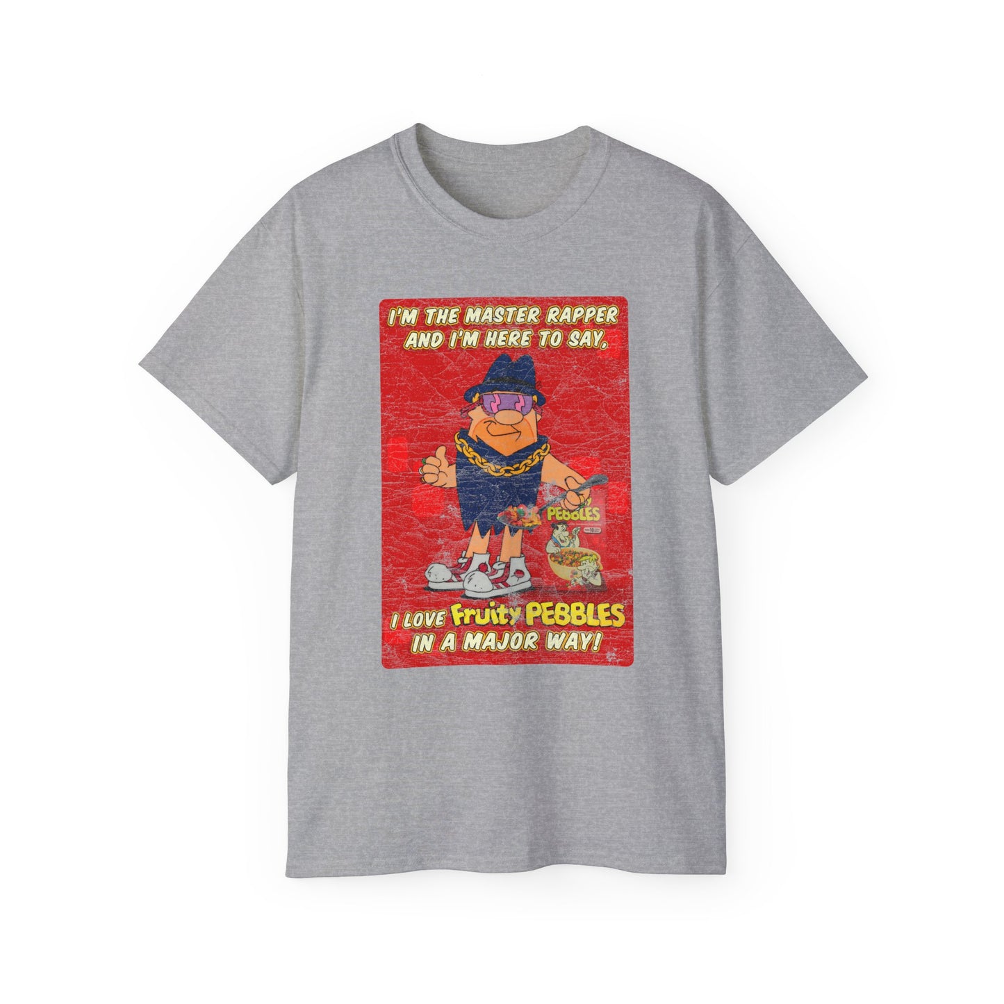 Master Rapper Cereal Mascot Distressed Unisex Tee