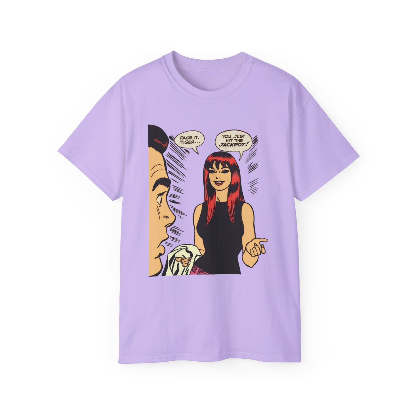 Face It, Tiger... Retro Halftone Panel Unisex Ultra Cotton Tee