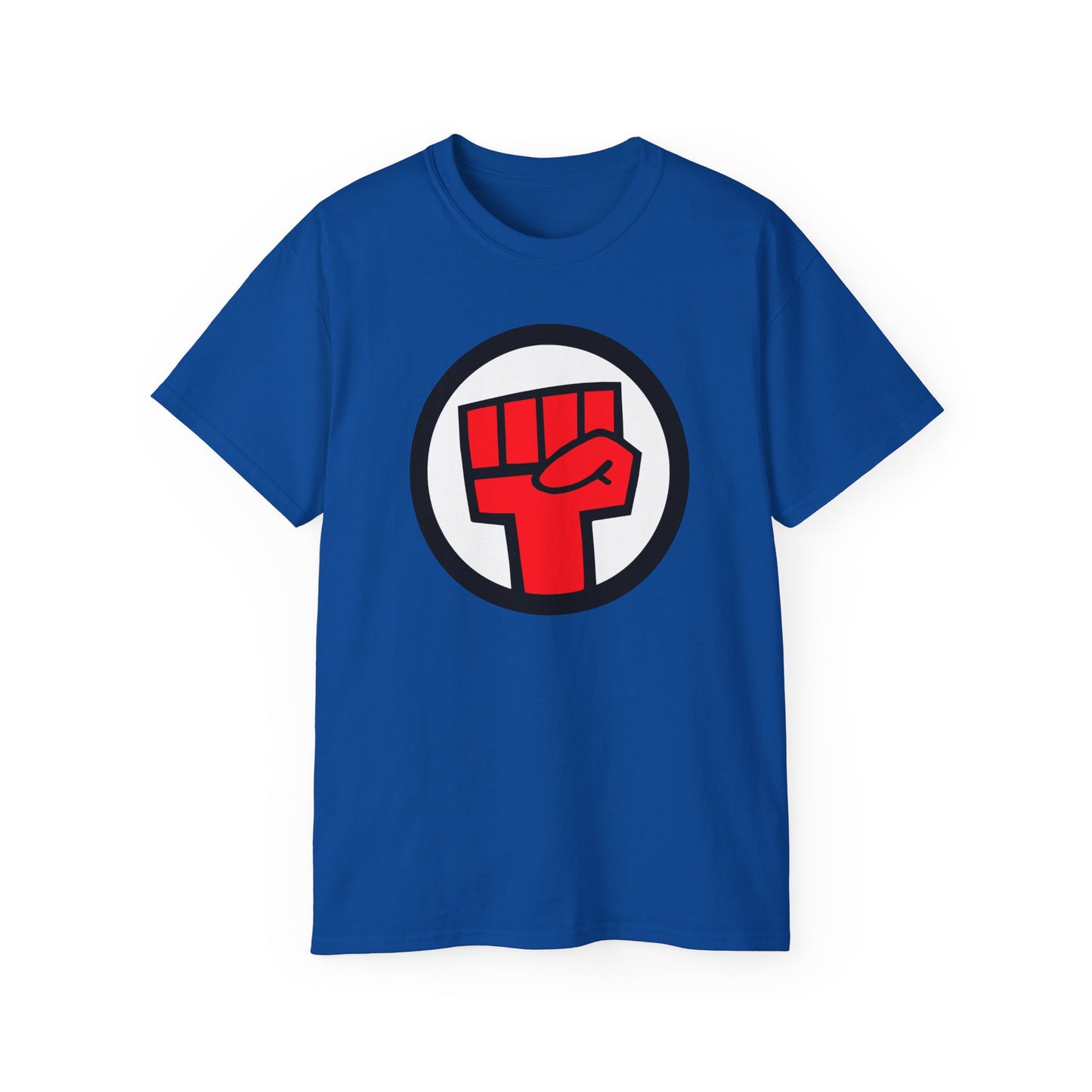 Raised Red Fist Logo Animated Rock Band Cosplay Unisex Tee