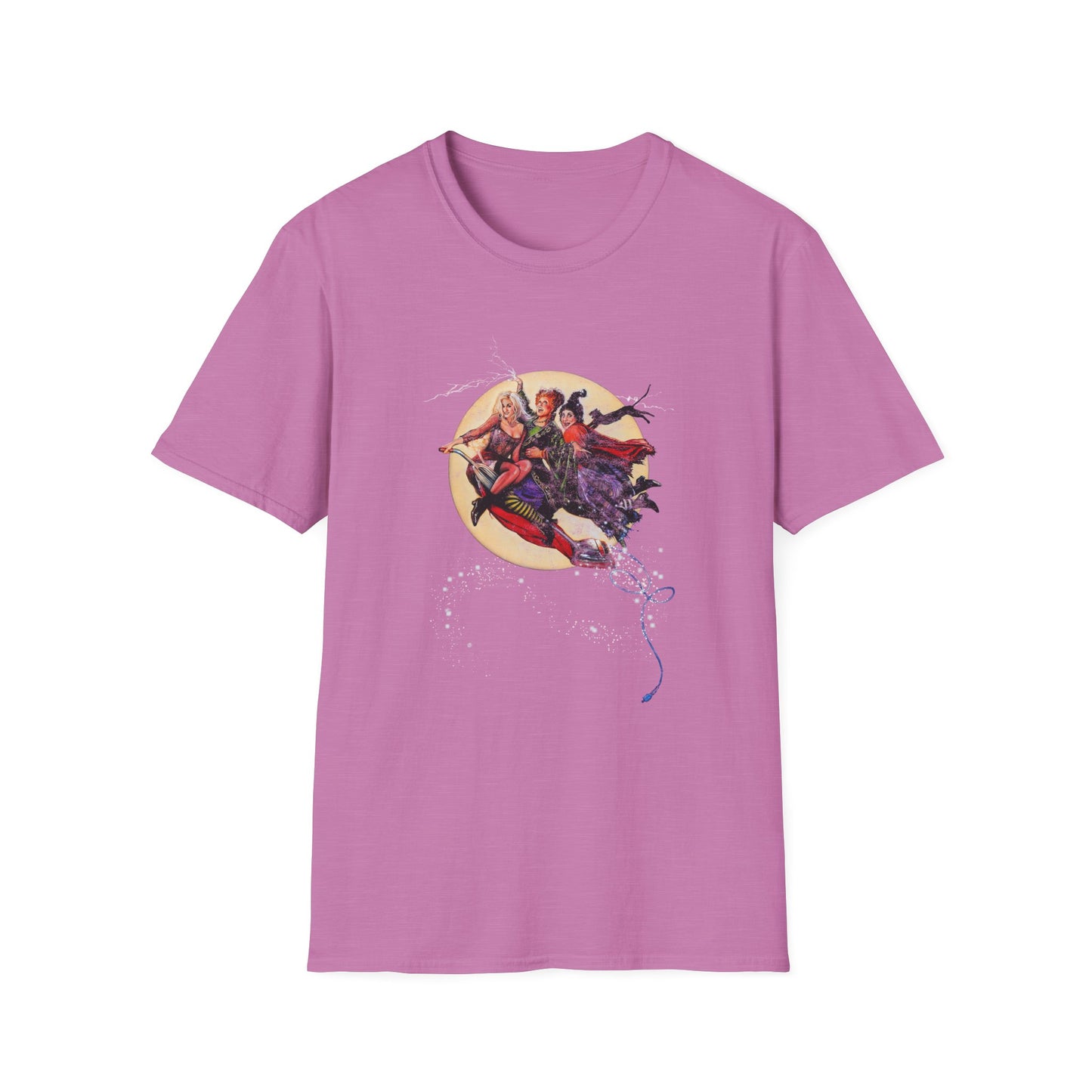 Moon Witches Distressed Unisex Softstyle T-Shirt