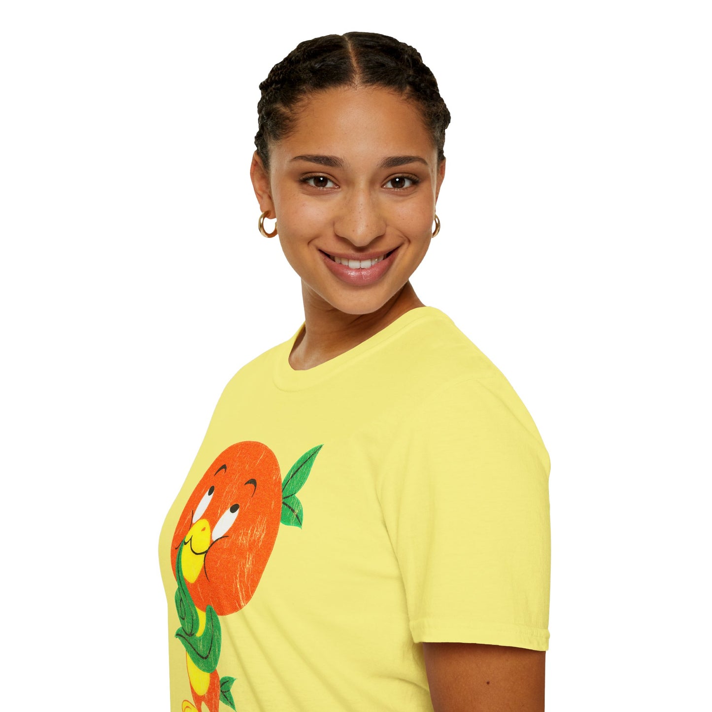 Orange Bird Distressed Softstyle Unisex T-Shirt