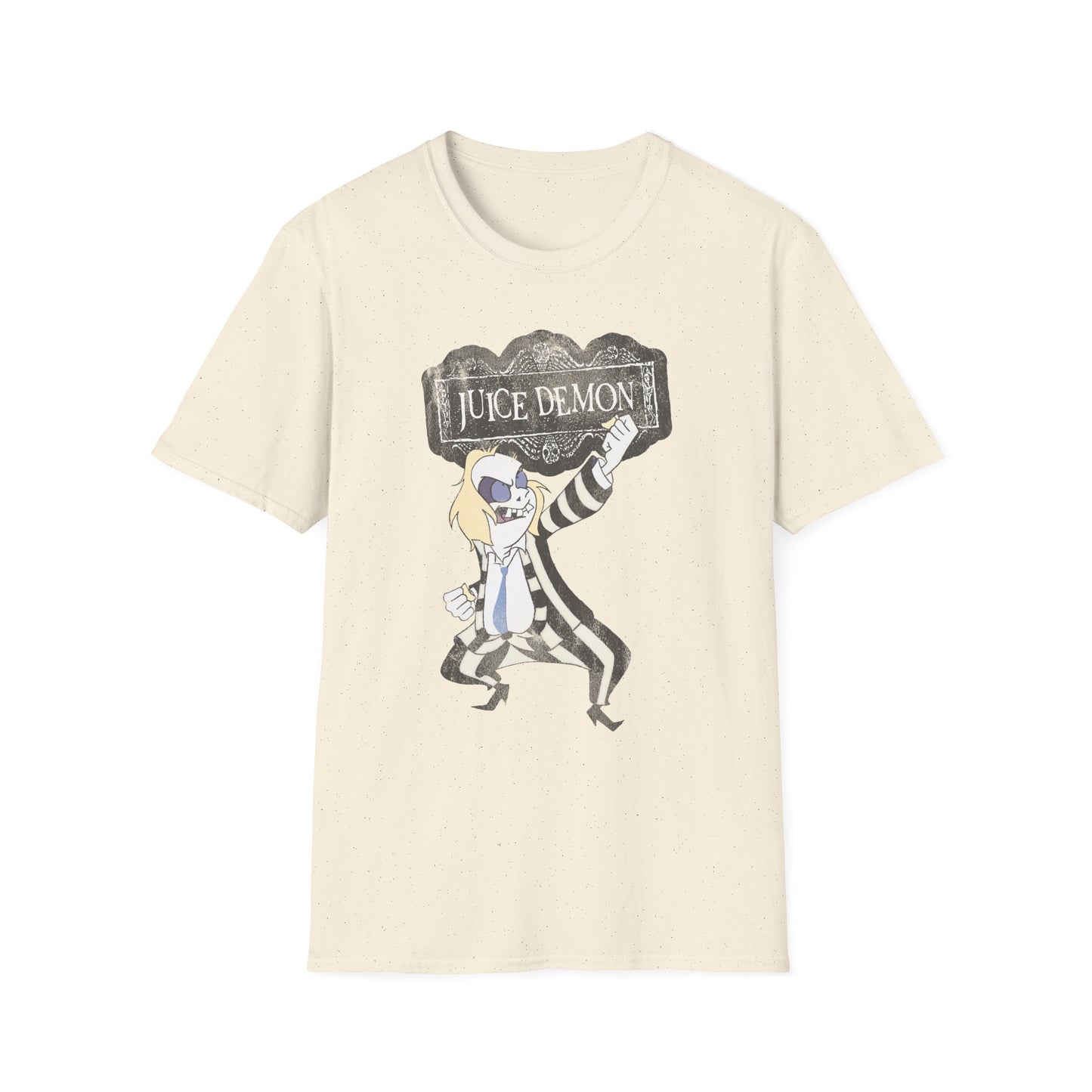 Juice Demon Engrish Parody Meme Distressed Unisex Softstyle T-Shirt