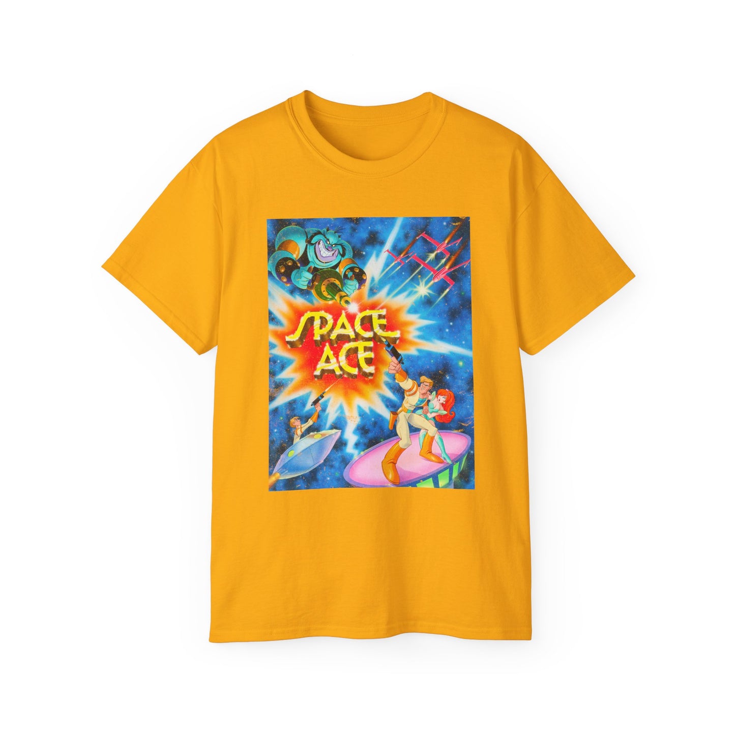 Space Ace, Kimberly & Commander Borf ’80s Arcade Cabinet Classic Unisex Tee