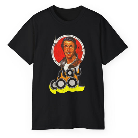 Stay Cool 70s TV Retro Distressed Unisex Tee