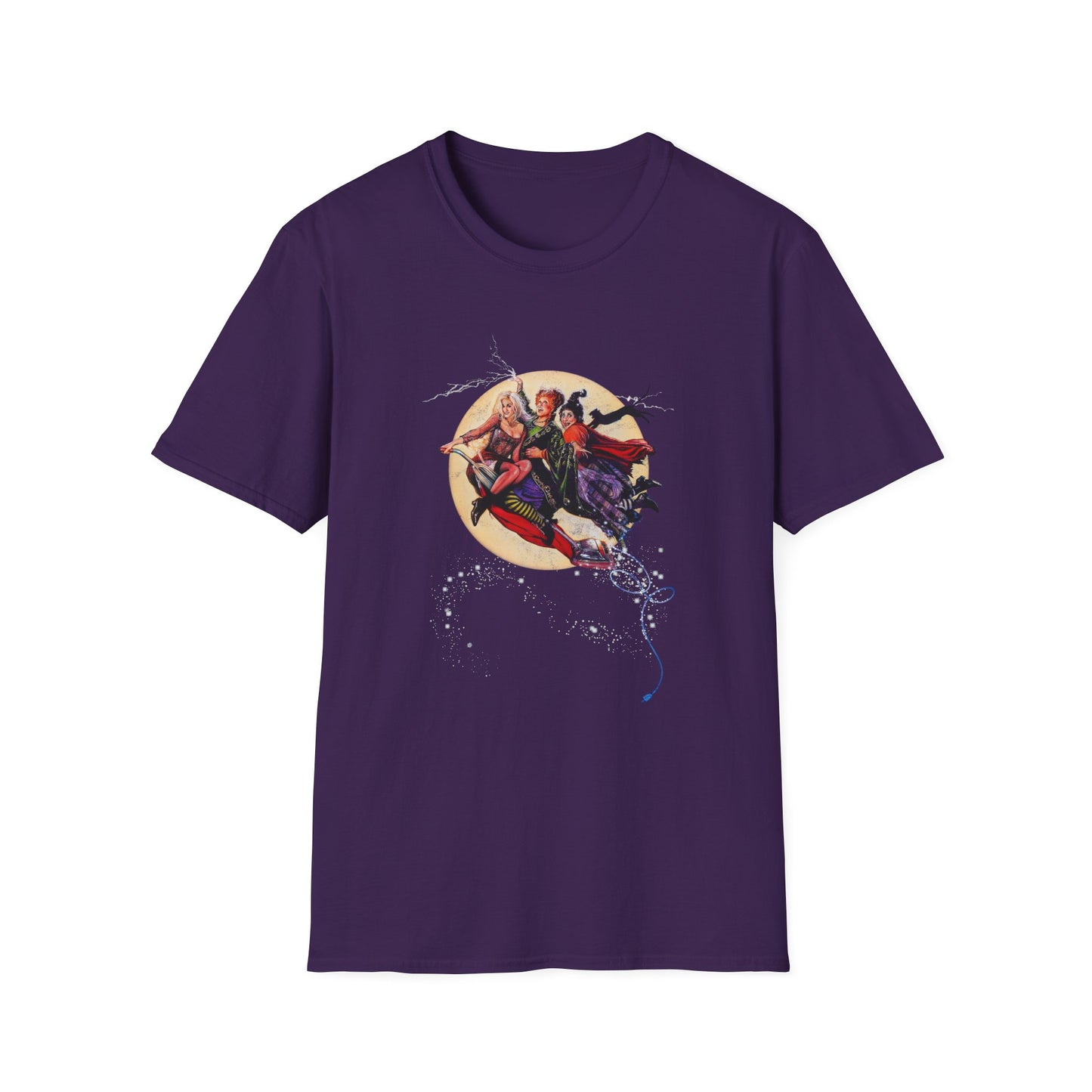 Moon Witches Distressed Unisex Softstyle T-Shirt