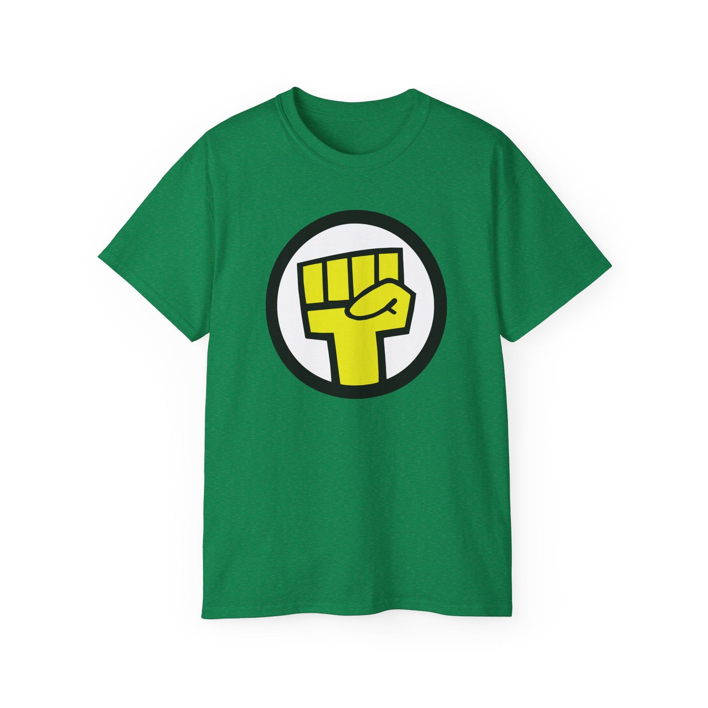 Raised Yellow Fist Logo Animated Rock Band Cosplay Unisex Tee