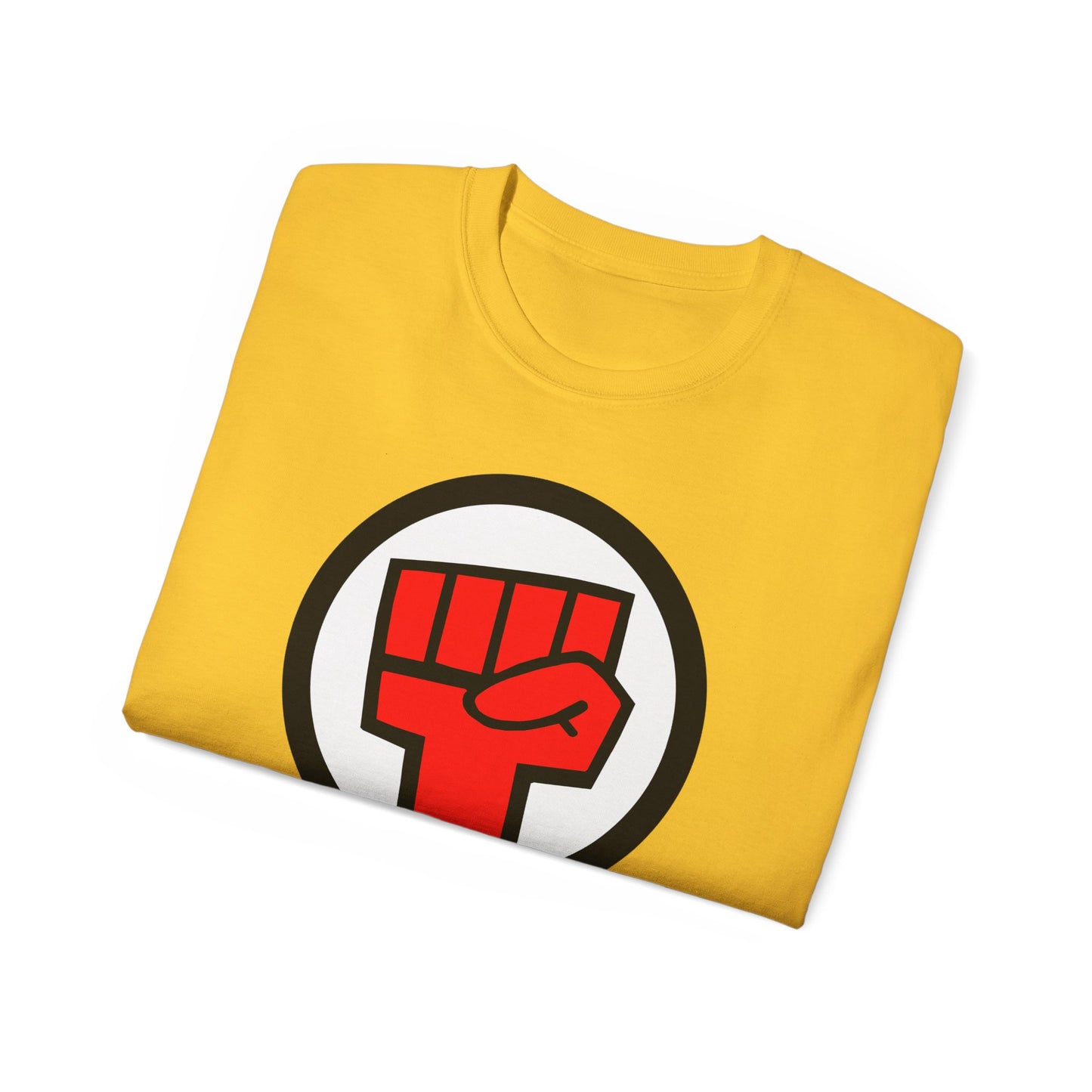 Raised Red Fist Logo Animated Rock Band Cosplay Unisex Tee