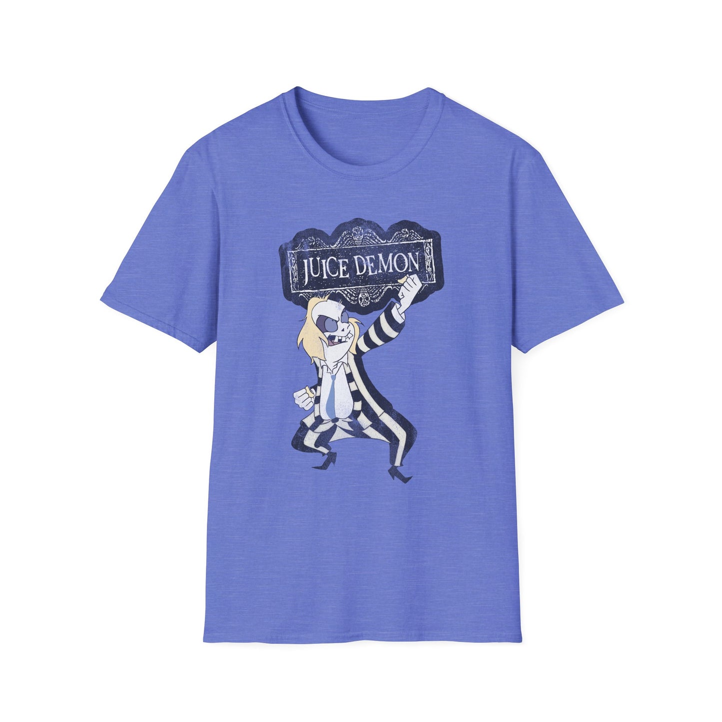 Juice Demon Engrish Parody Meme Distressed Unisex Softstyle T-Shirt