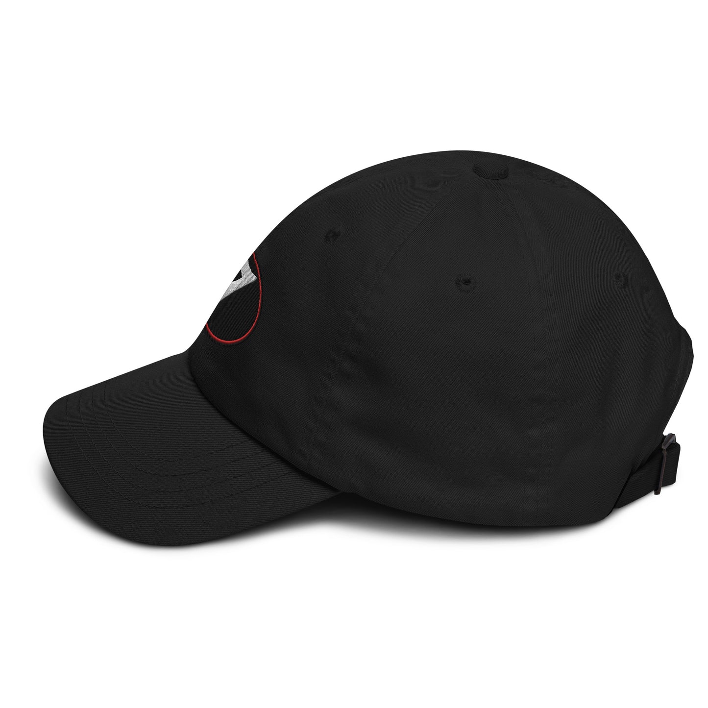 v7 Moto Racer (Black) Rear Fairing Number Plate Baseball Cap