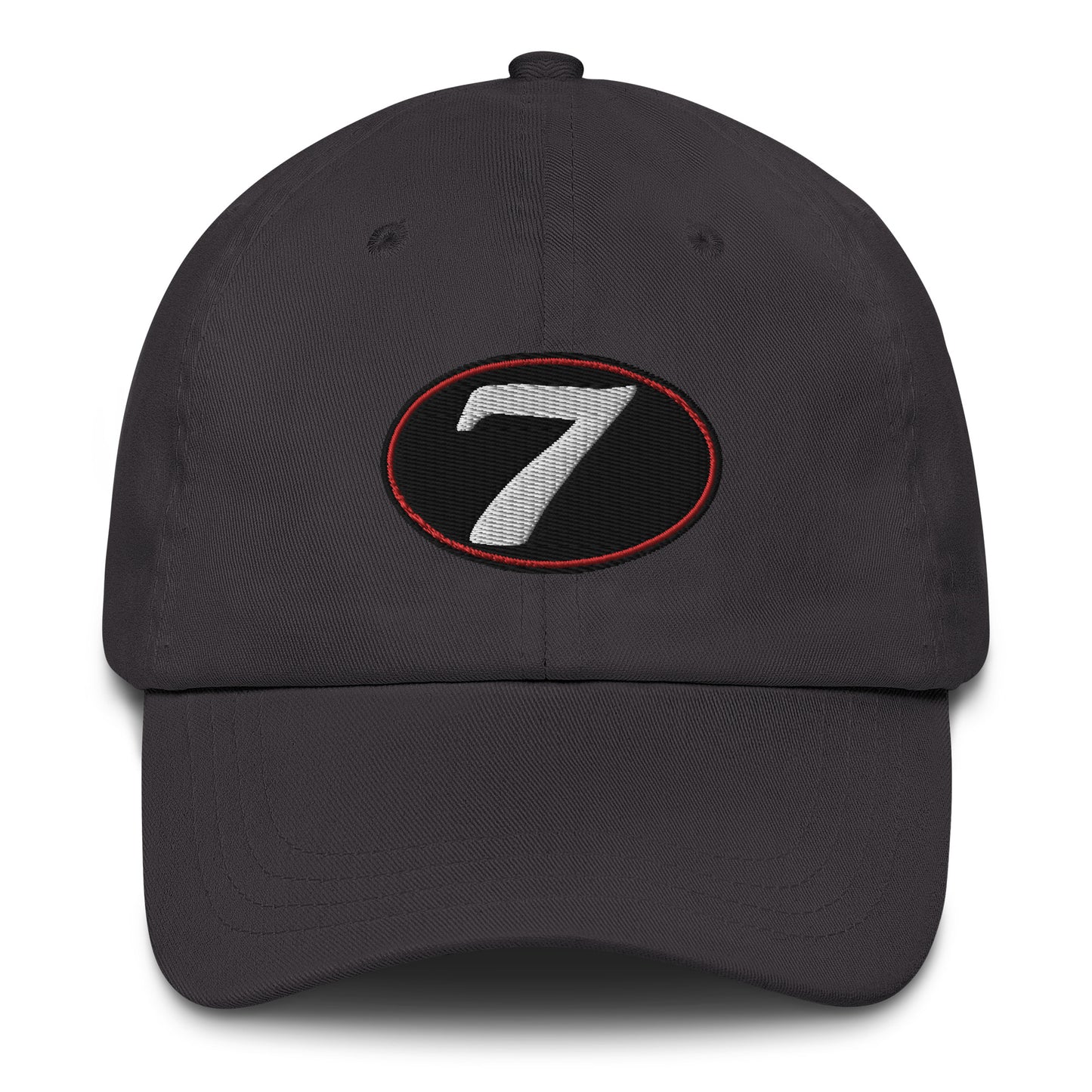 v7 Moto Racer (Black) Rear Fairing Number Plate Baseball Cap