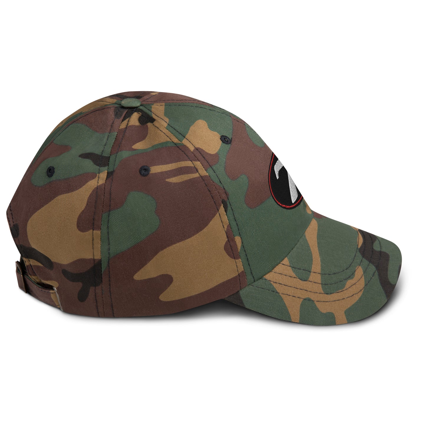 v7 Moto Racer (Black) Rear Fairing Number Plate Baseball Cap