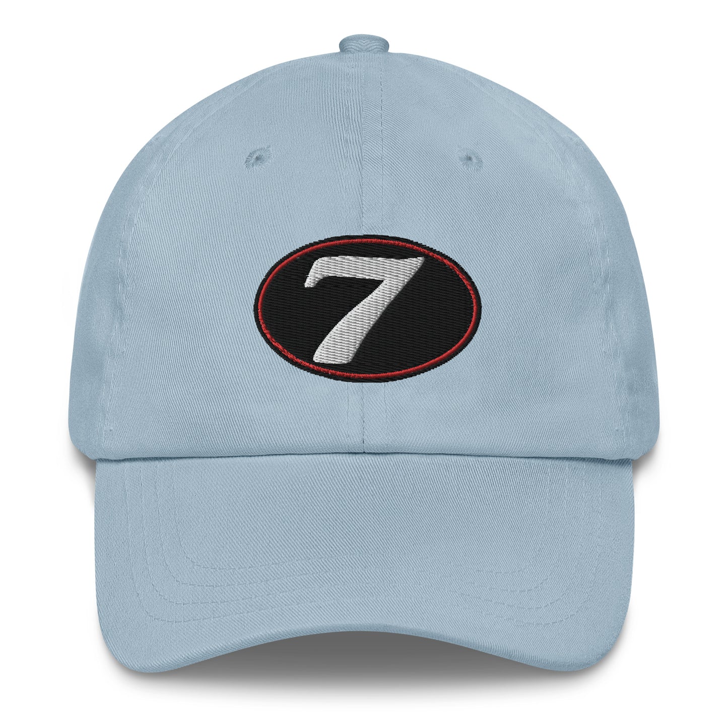 v7 Moto Racer (Black) Rear Fairing Number Plate Baseball Cap