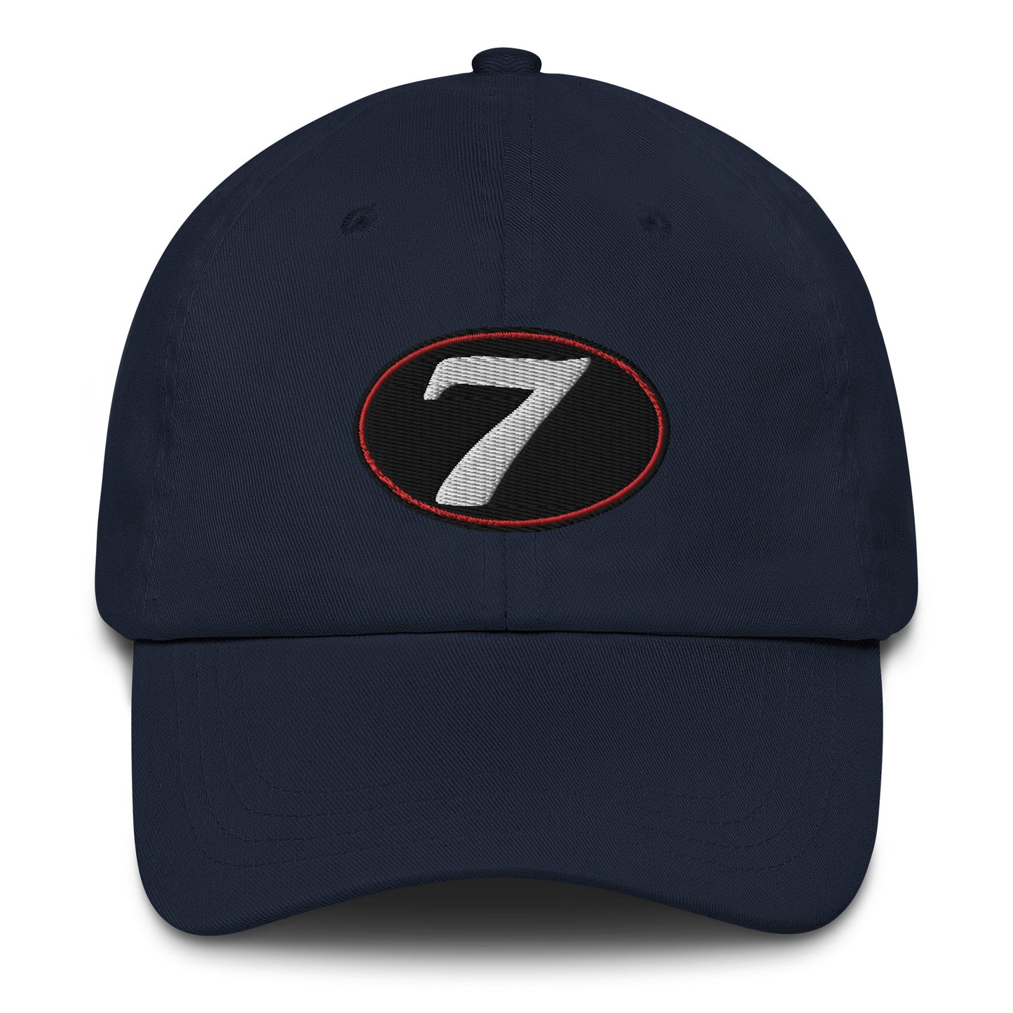 v7 Moto Racer (Black) Rear Fairing Number Plate Baseball Cap