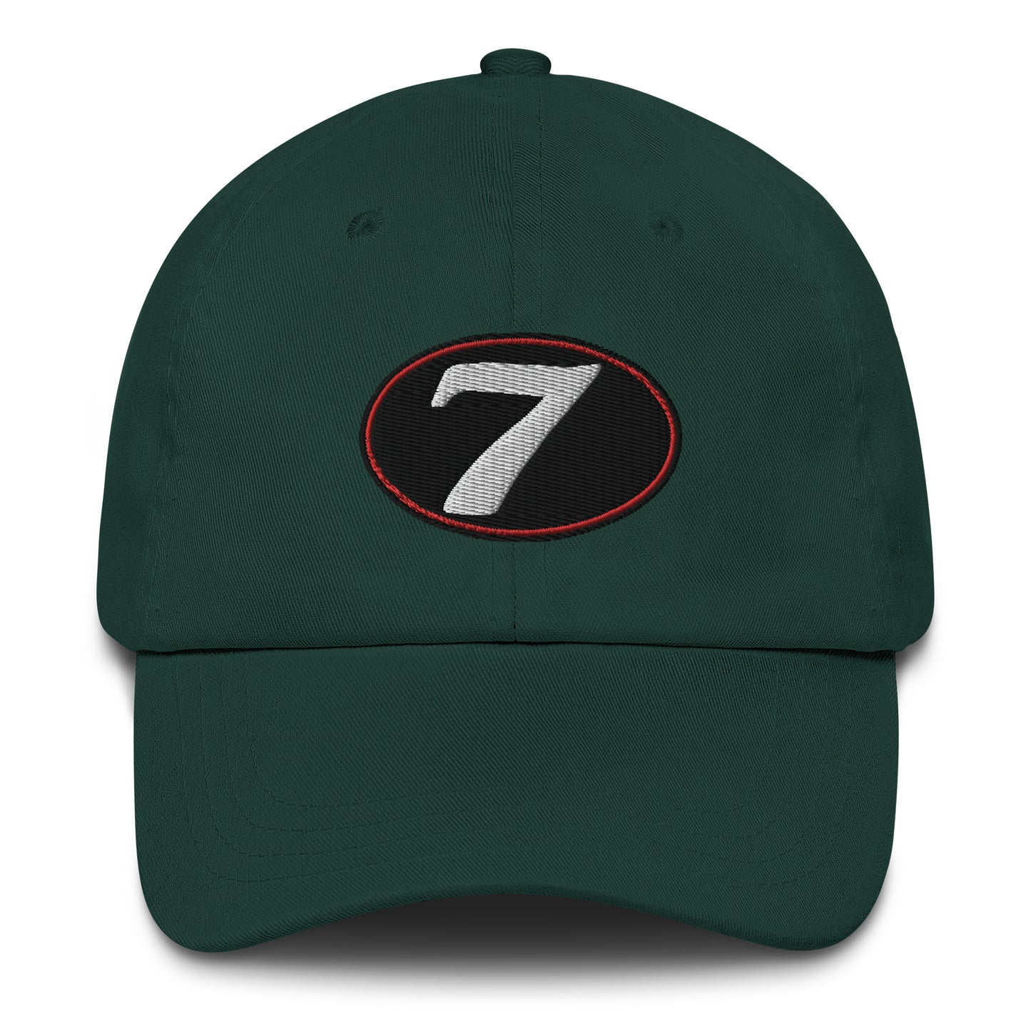 v7 Moto Racer (Black) Rear Fairing Number Plate Baseball Cap