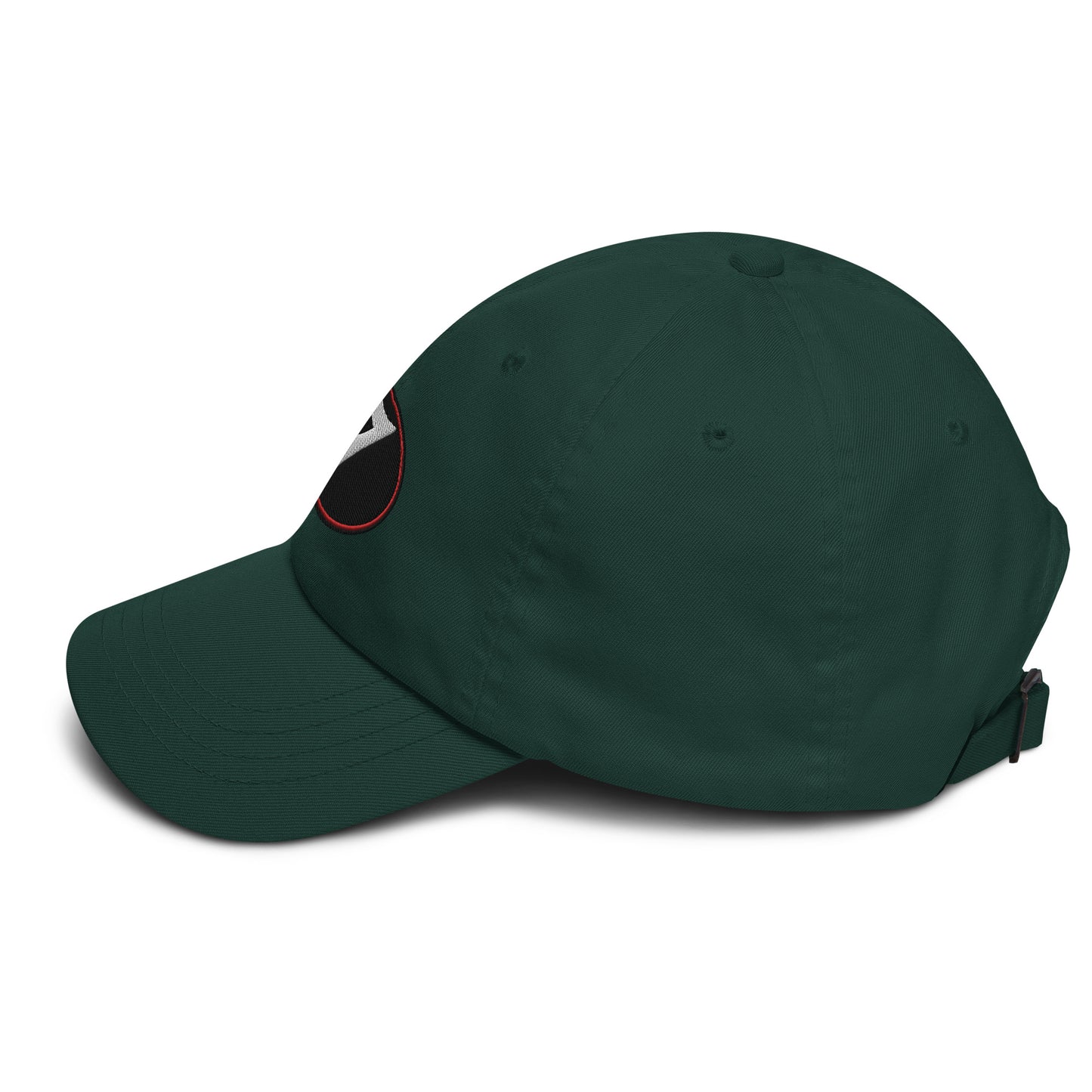 v7 Moto Racer (Black) Rear Fairing Number Plate Baseball Cap