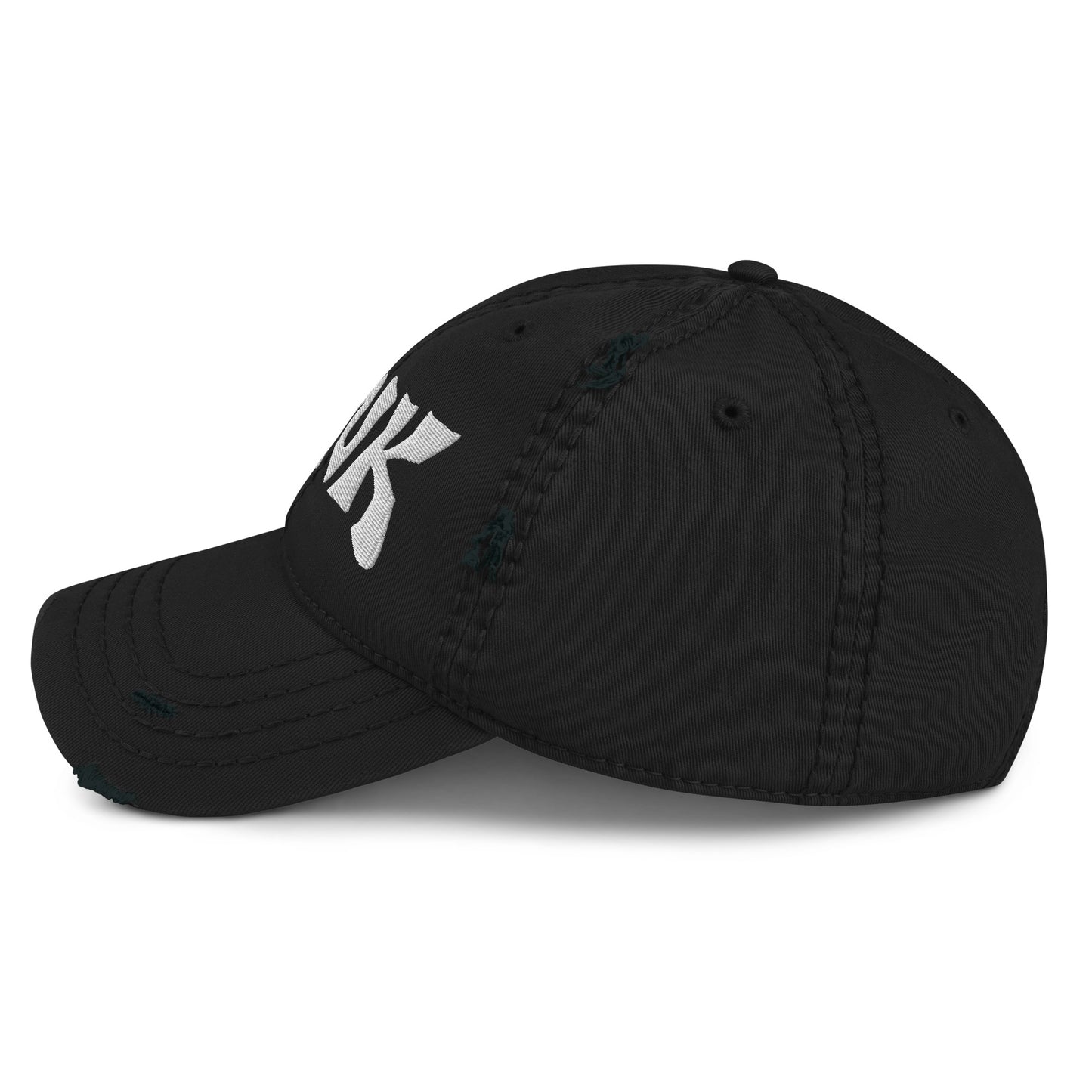 PUNK Logo Embroidered Distressed Vintage Rock Baseball Cap | NYC Streetwear Scene Dad Hat