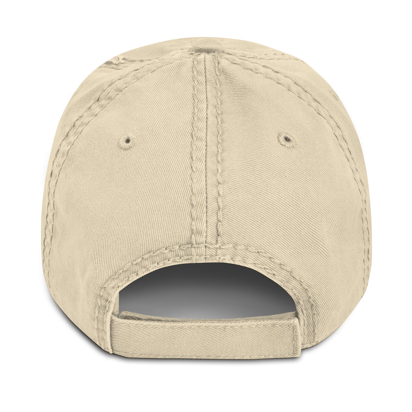 v7 Moto Racer (White) Rear Fairing Number Plate Distressed Baseball Cap