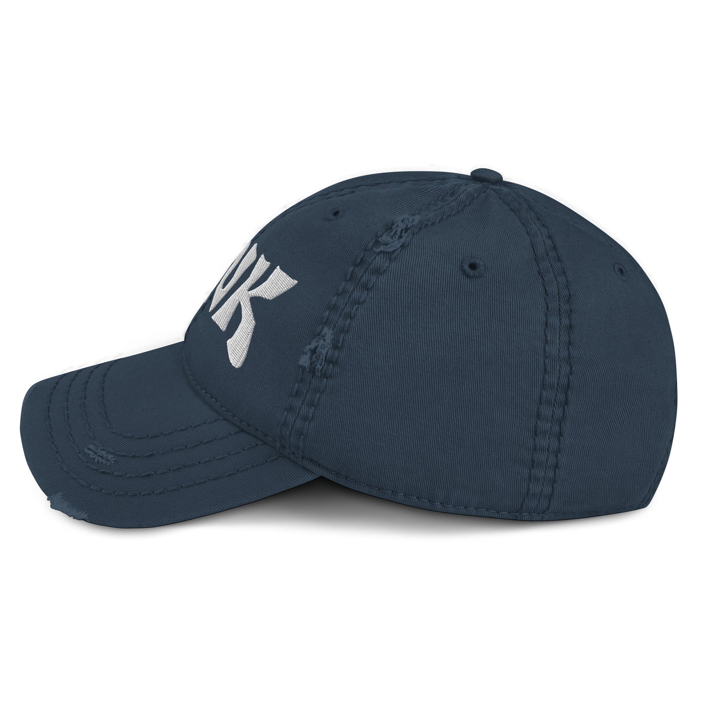 PUNK Logo Embroidered Distressed Vintage Rock Baseball Cap | NYC Streetwear Scene Dad Hat