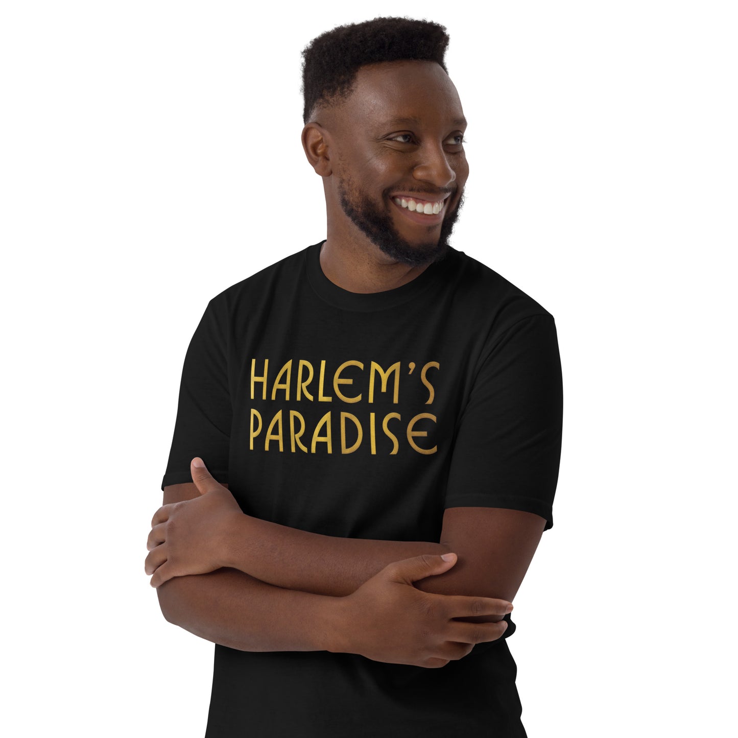 Harlem's Paradise Nightclub Gold Foil Effect Softstyle Unisex Tee