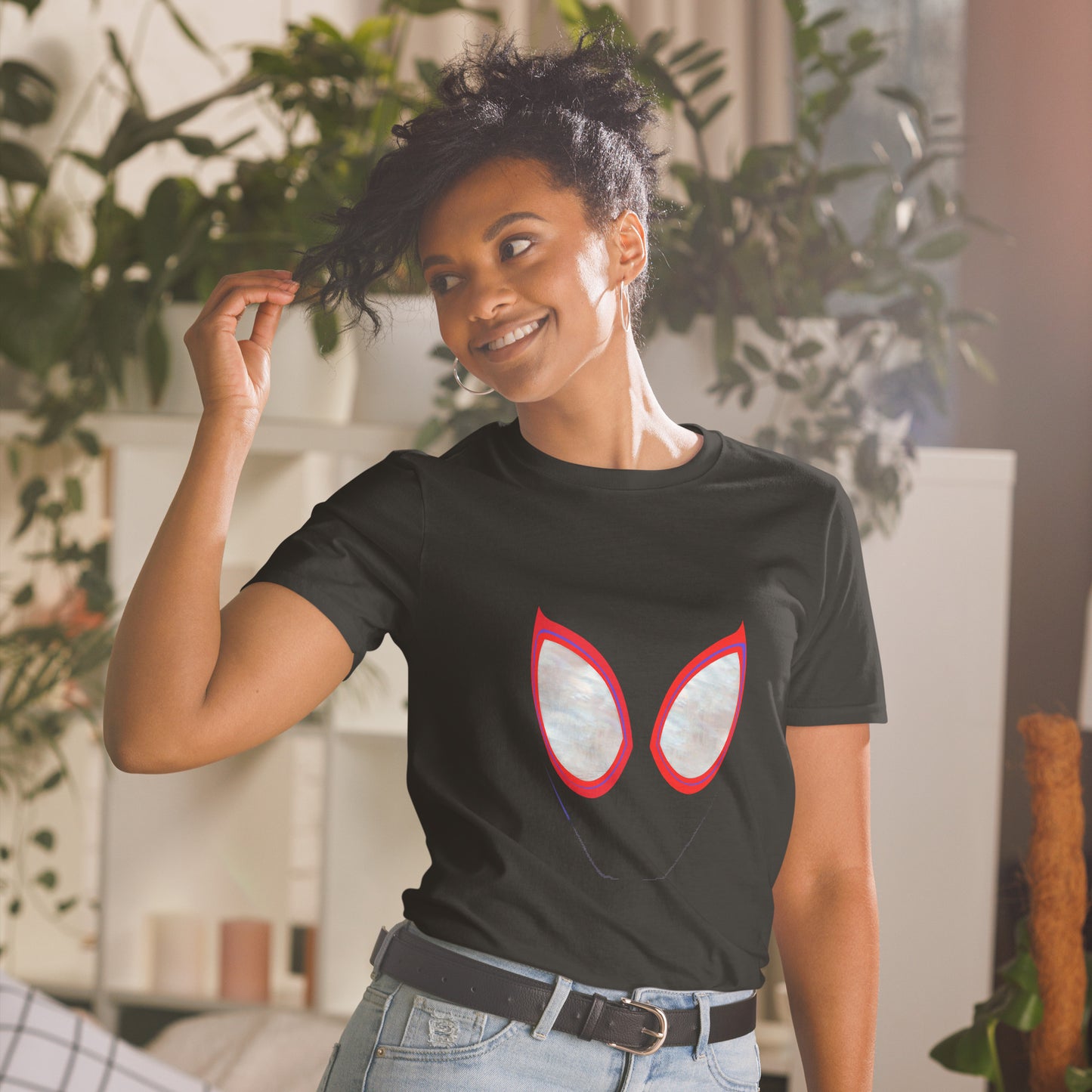 Brooklyn Hero Eye Reflection Negative Space Unisex T-Shirt
