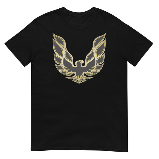 Screaming Chicken Hood Decal 70s Iconic Burt Reynolds Chase Movie Classic Muscle Car Phoenix Emblem Unisex T-Shirt