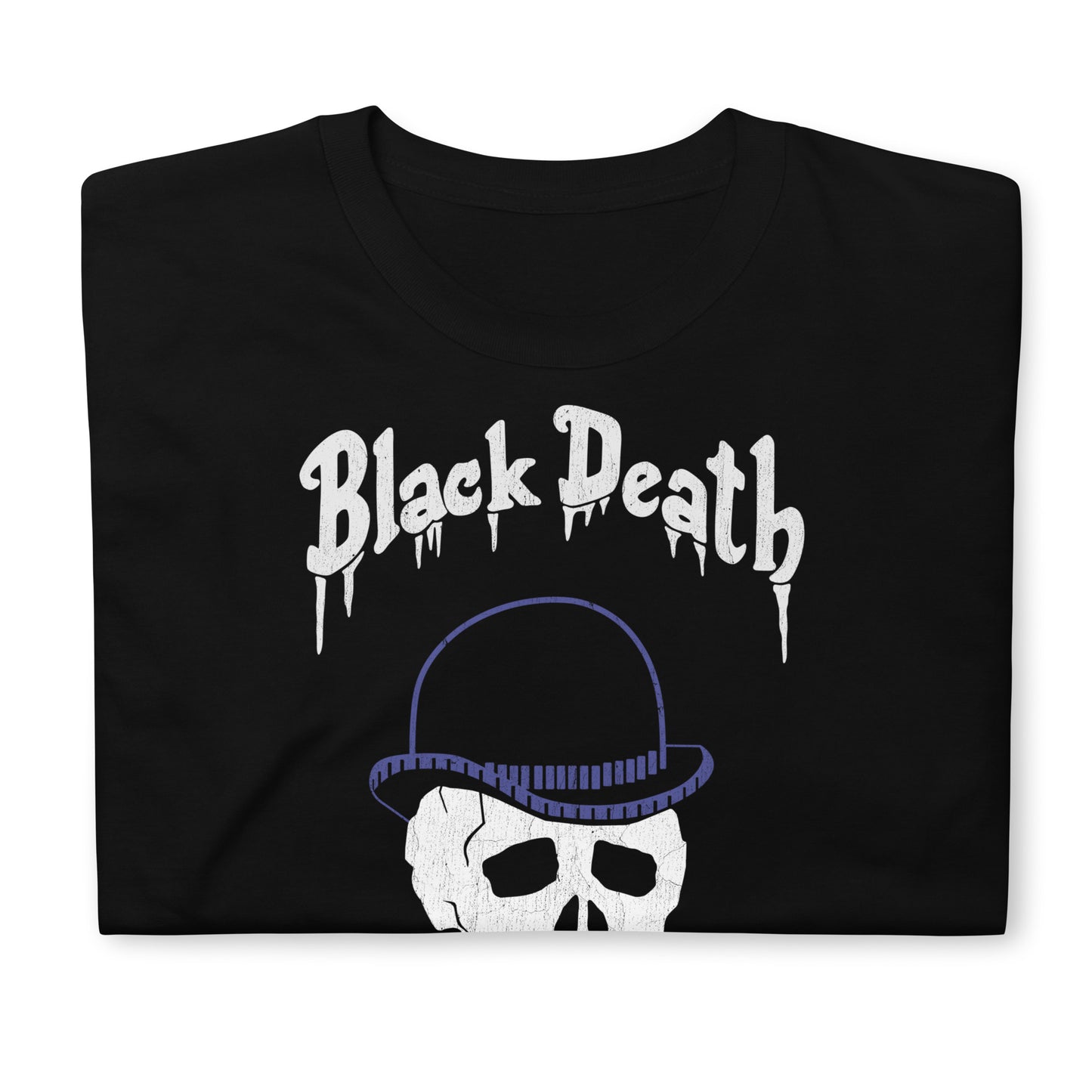 BD London Dry Gin Bowler Skull | Distressed Softstyle Unisex T-Shirt