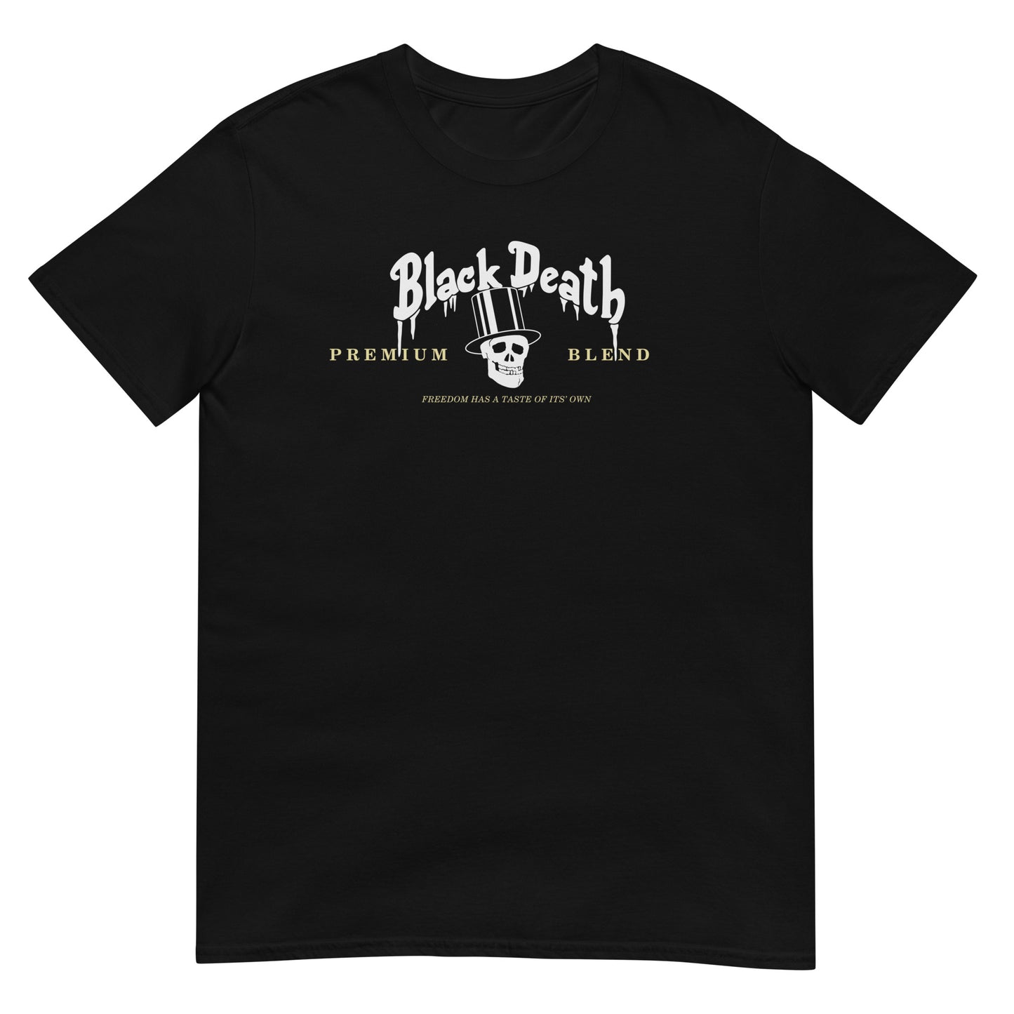 BD Premium Blend Top Hat Skull Logo | Freedom Has A Taste of Its Own | Softstyle Unisex Tee