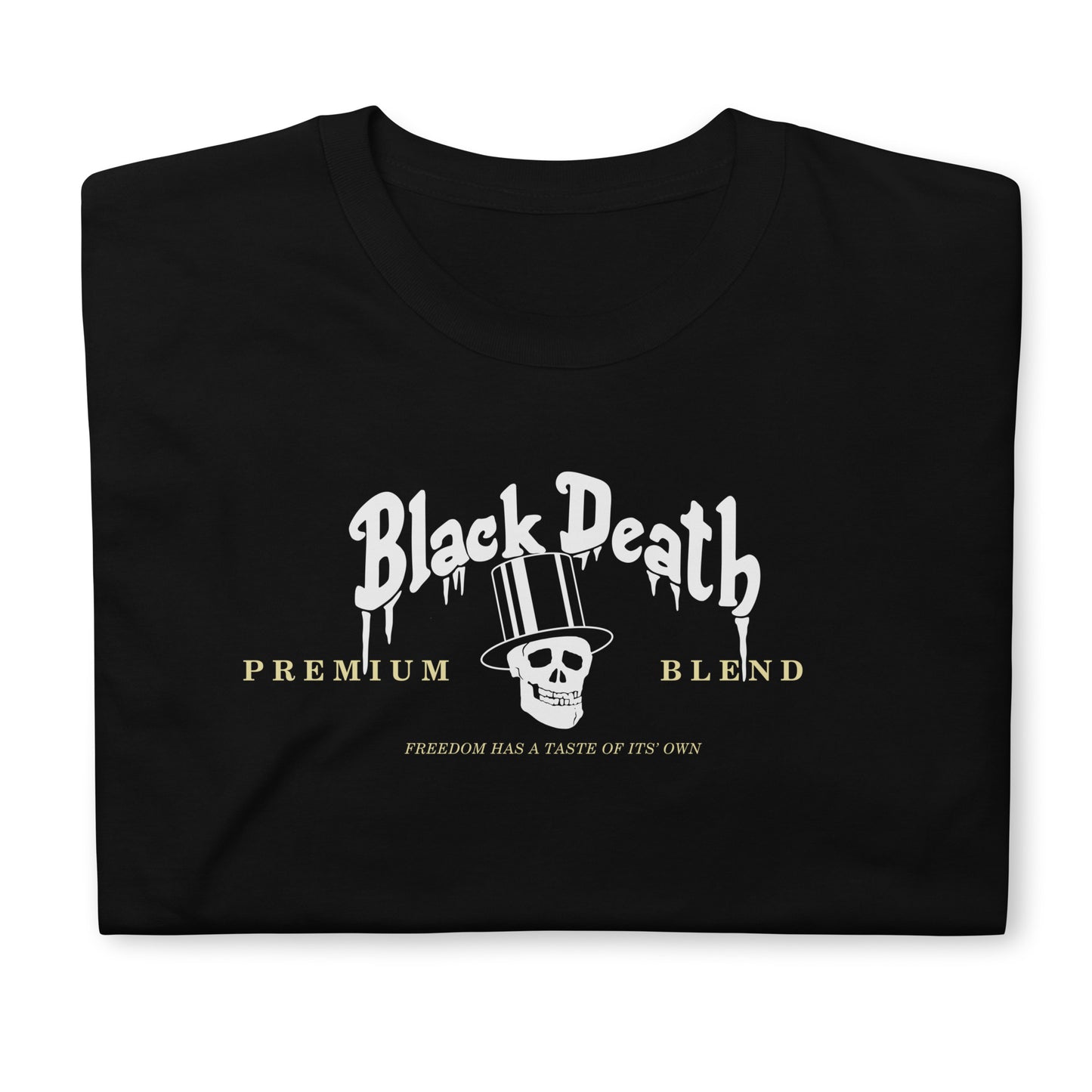 BD Premium Blend Top Hat Skull Logo | Freedom Has A Taste of Its Own | Softstyle Unisex Tee