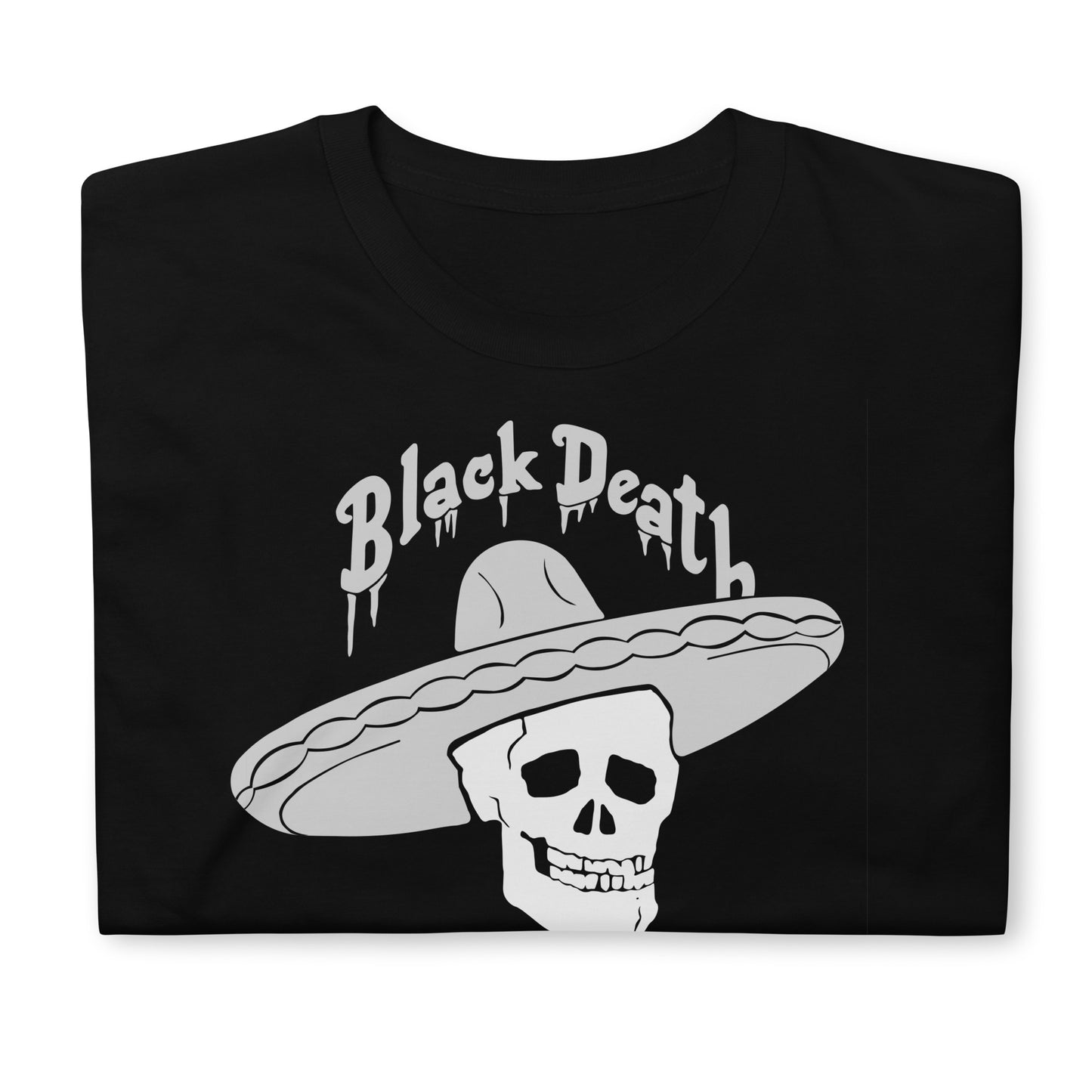 BD Silver Tequila Sombrero Skull Softstyle Unisex T-Shirt