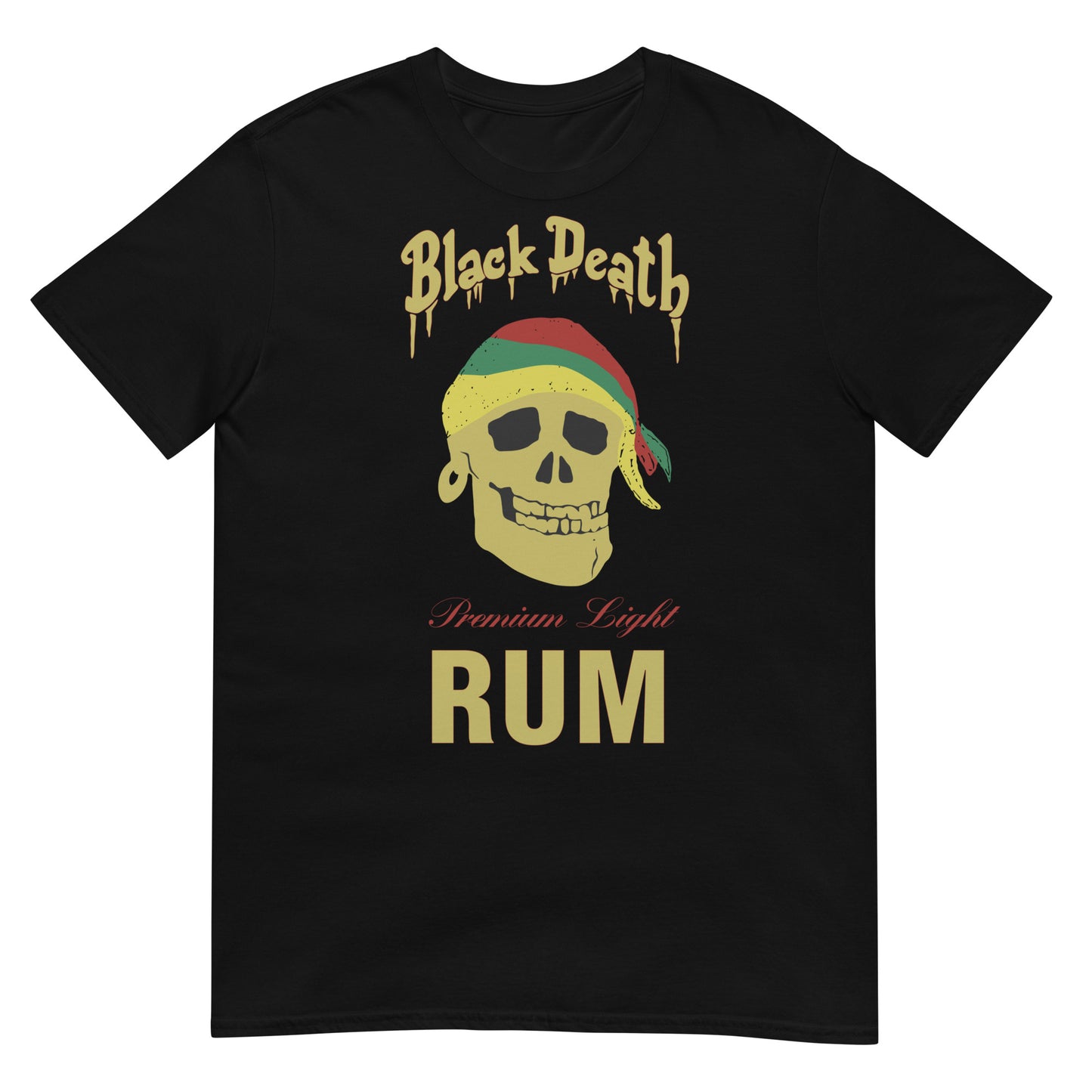 BD Rum Premium Light Pirate Skull Softstyle Unisex T-Shirt
