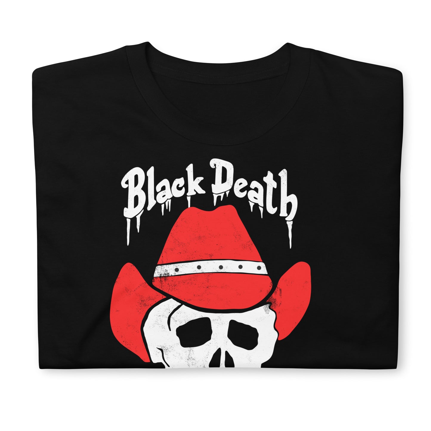 BD Bourbon Cowboy Skull Distressed Softstyle T-Shirt