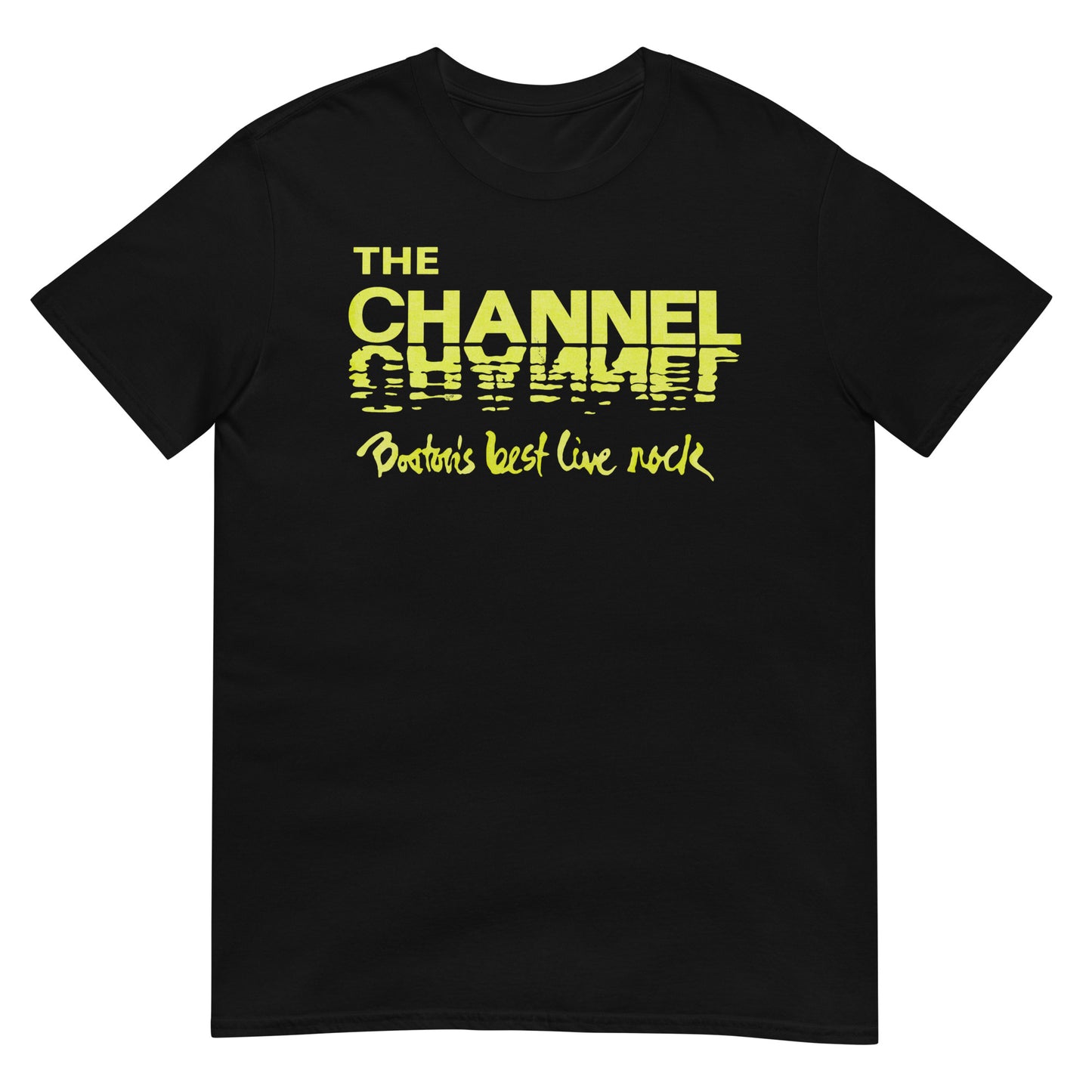The Channel - Boston's Best Live Rock Distressed Softstyle Unisex Tee