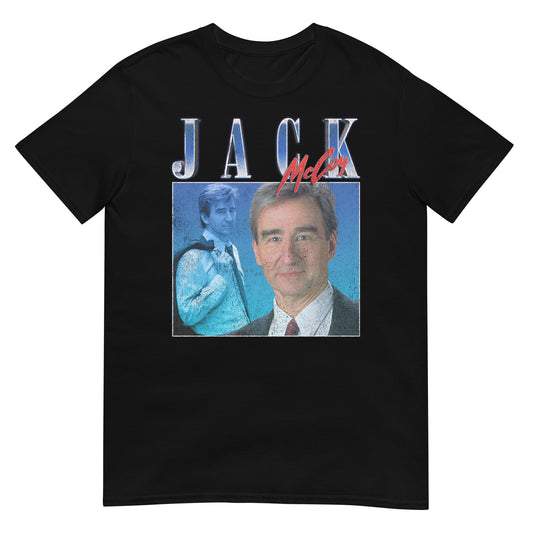 Jack McCoy Dreamy Retro Bootleg Tribute | Vintage '90s Law & Order  Homage Distressed Unisex Graphic T-Shirt