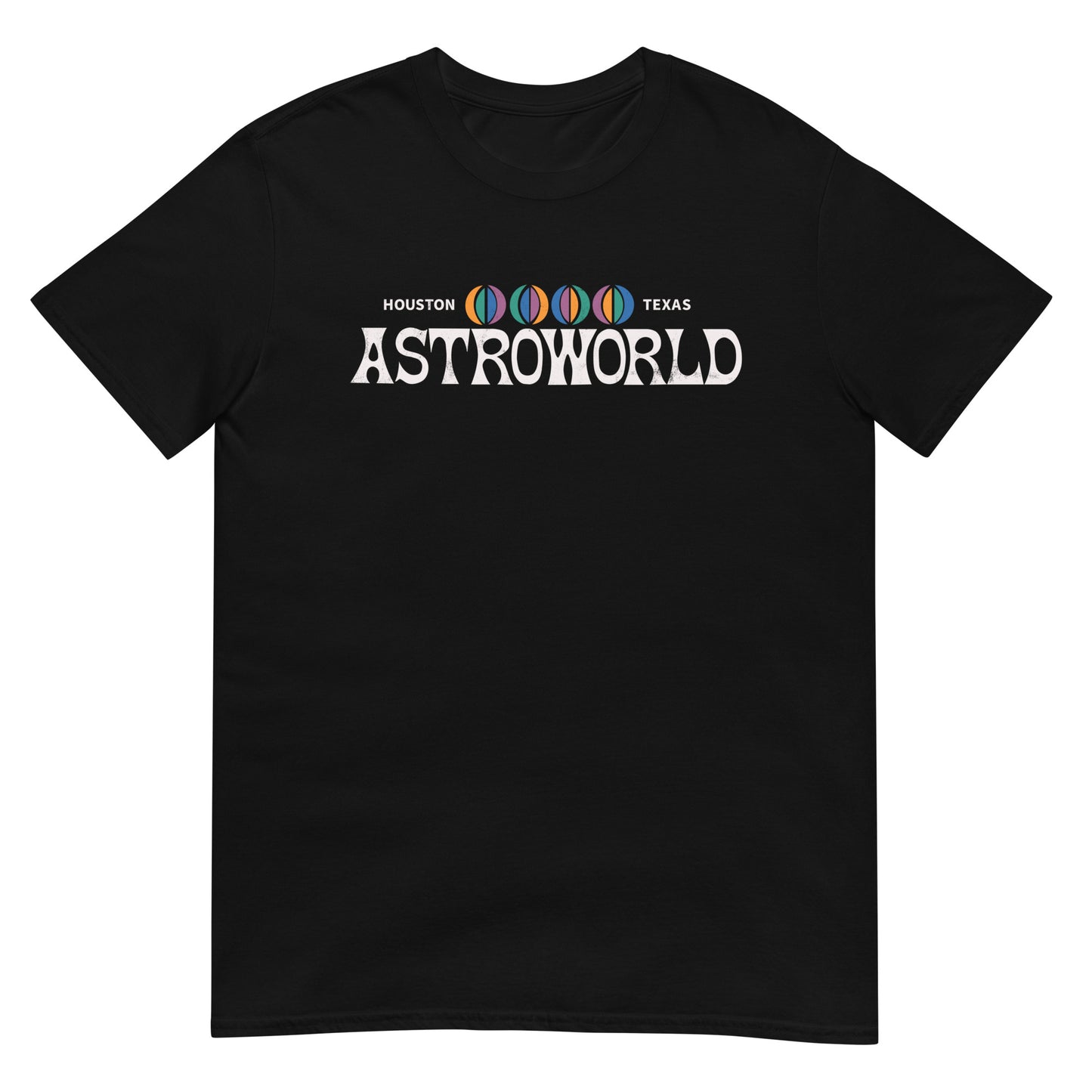 Houston Texas Defunct Theme Park Retro Logo Distressed Softstyle Unisex Tee