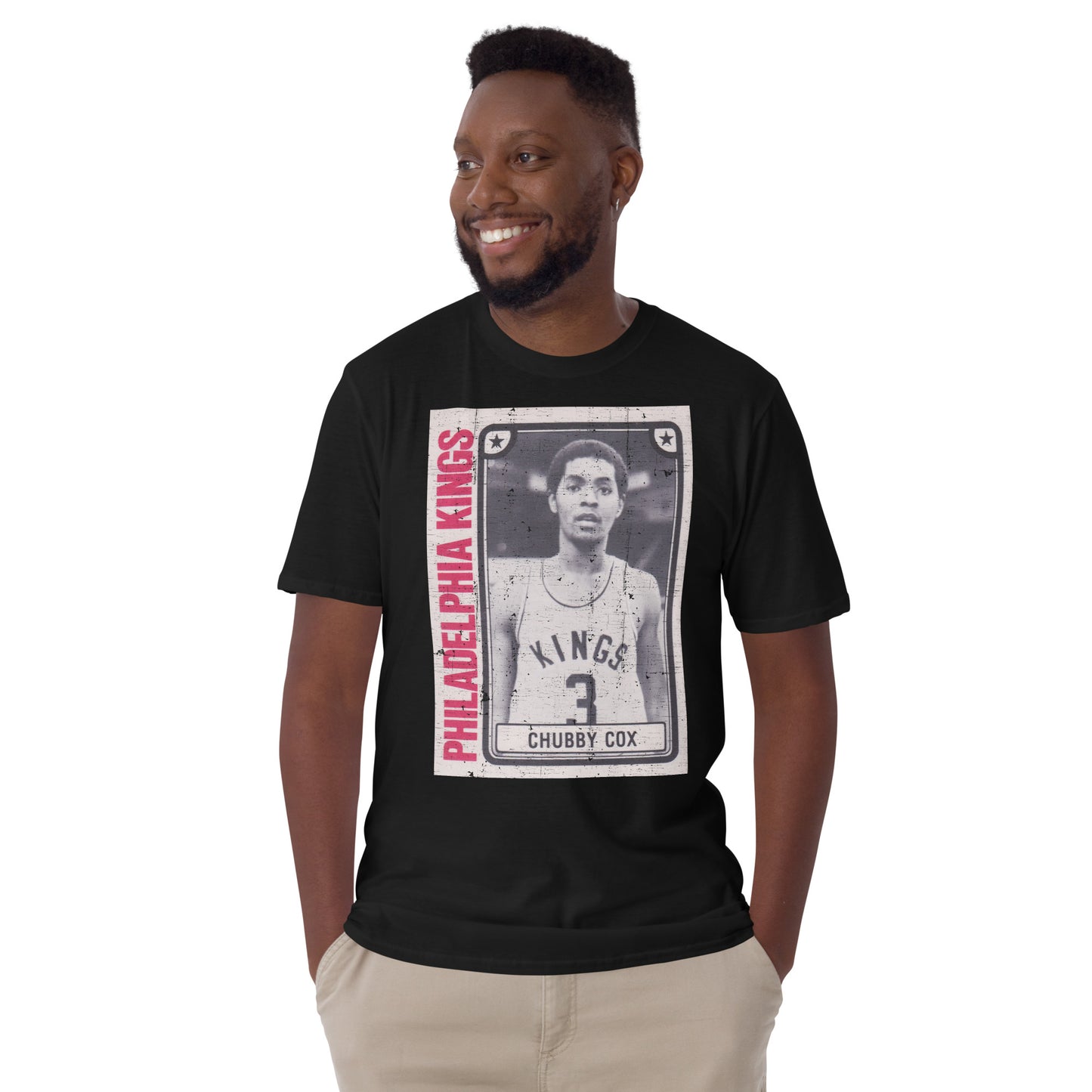 Chubby Cox 1980s Vintage Trading Card Distressed Softstyle Tee