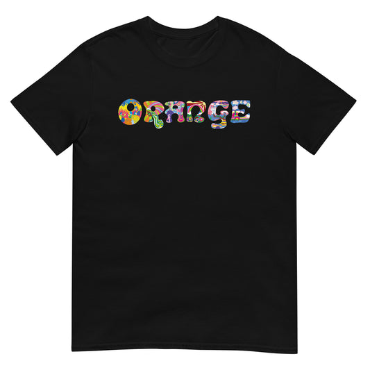 Orange Psychedelic Logo Softstyle Unisex T-Shirt