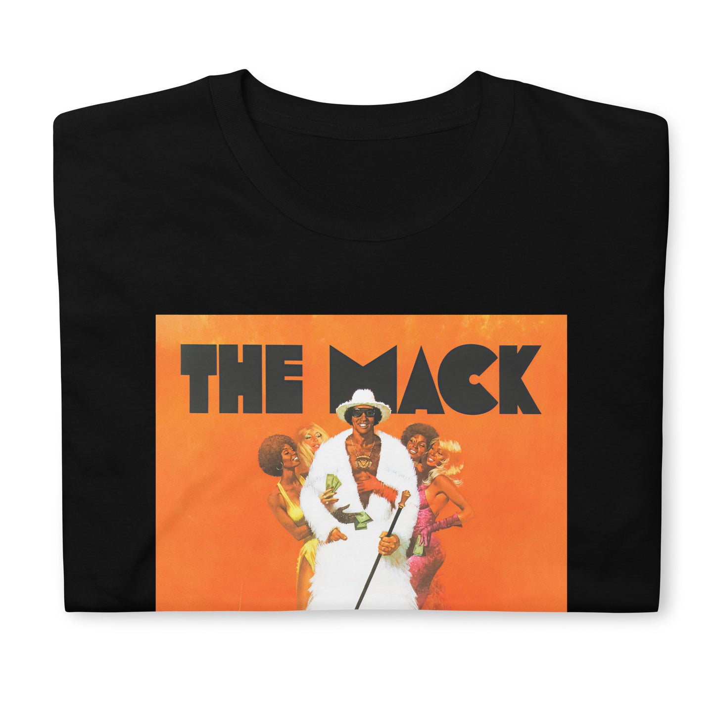 The Mack 1970s Blaxploitation Goldie Poster Distressed Softstyle Tee
