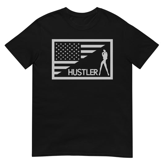Hustler Chrome Flag Softstyle Unisex T-Shirt