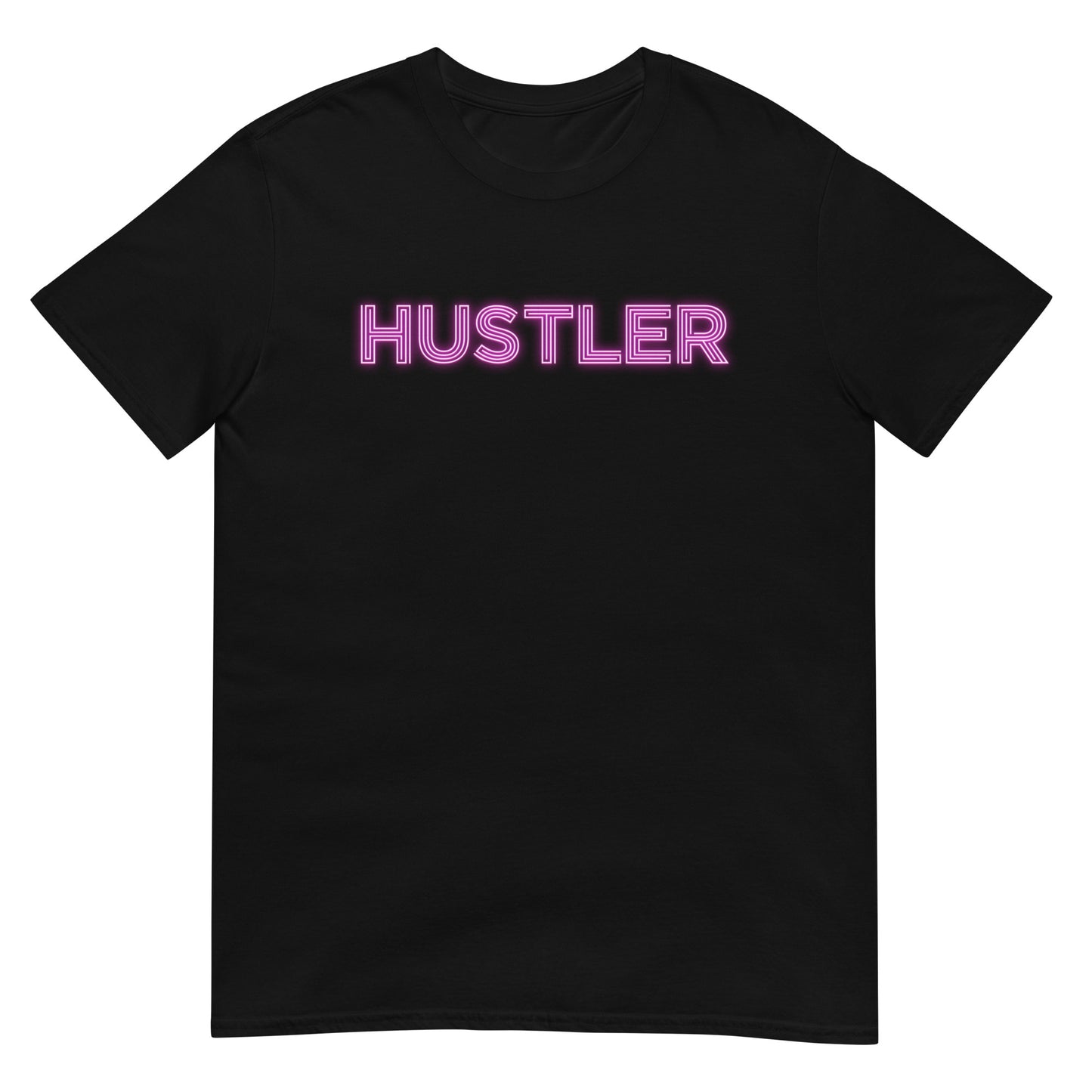 Hustler Neon Sign Softstyle Unisex T-Shirt