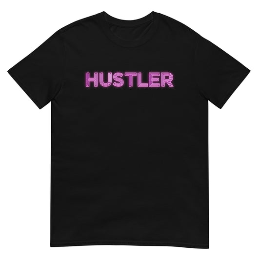 Hustler Neon Sign Softstyle Unisex T-Shirt