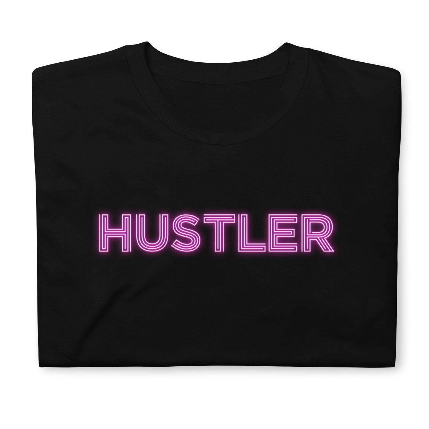 Hustler Neon Sign Softstyle Unisex T-Shirt
