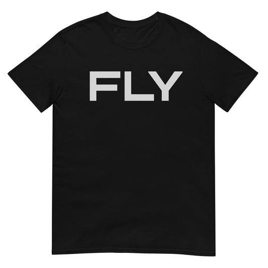 FLY 1970s Minimalist Statement Graphic | As Worn By John Lennon | Softstyle Unisex T-Shirt